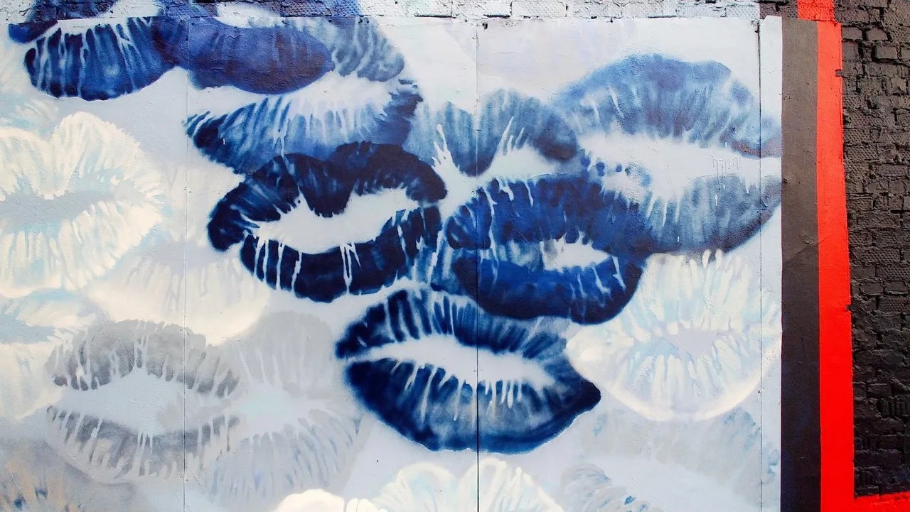 Kissing - Art, Street art, Philippenzo