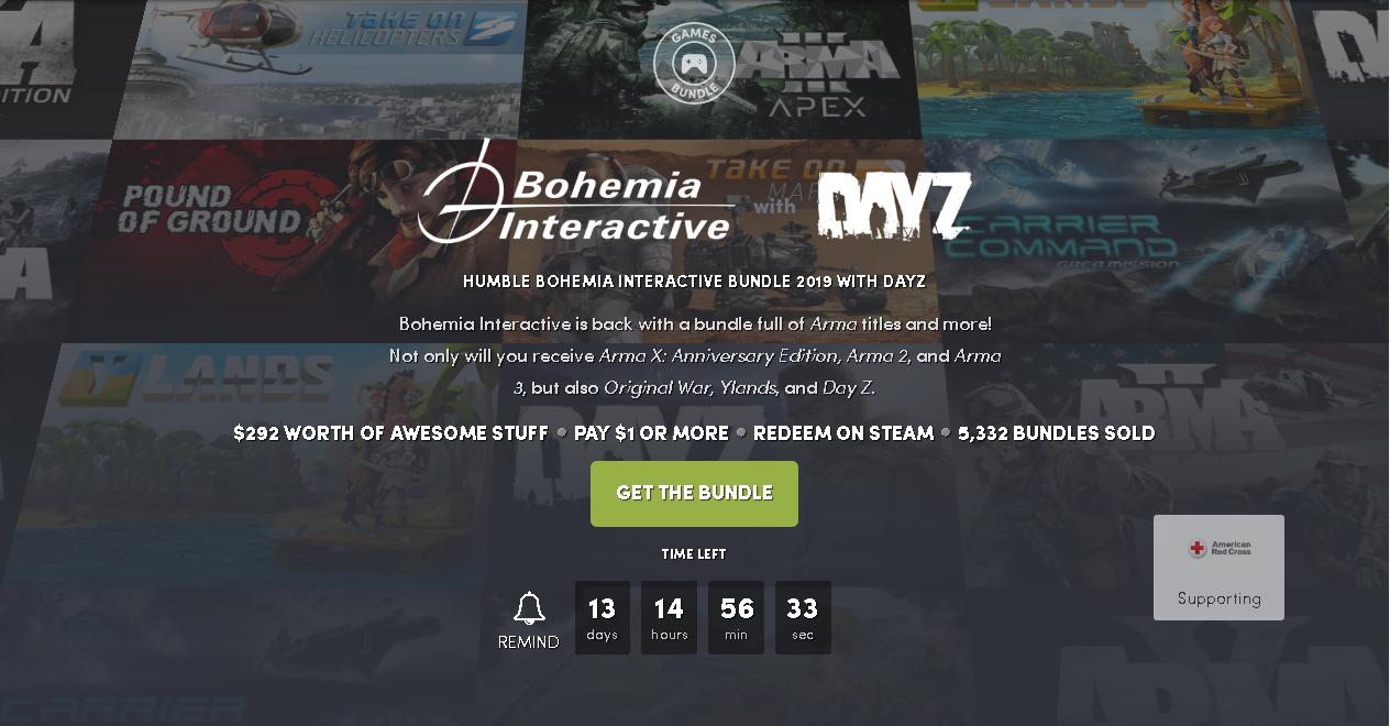 HUMBLE BOHEMIA INTERACTIVE BUNDLE 2019 WITH DAYZ | Пикабу