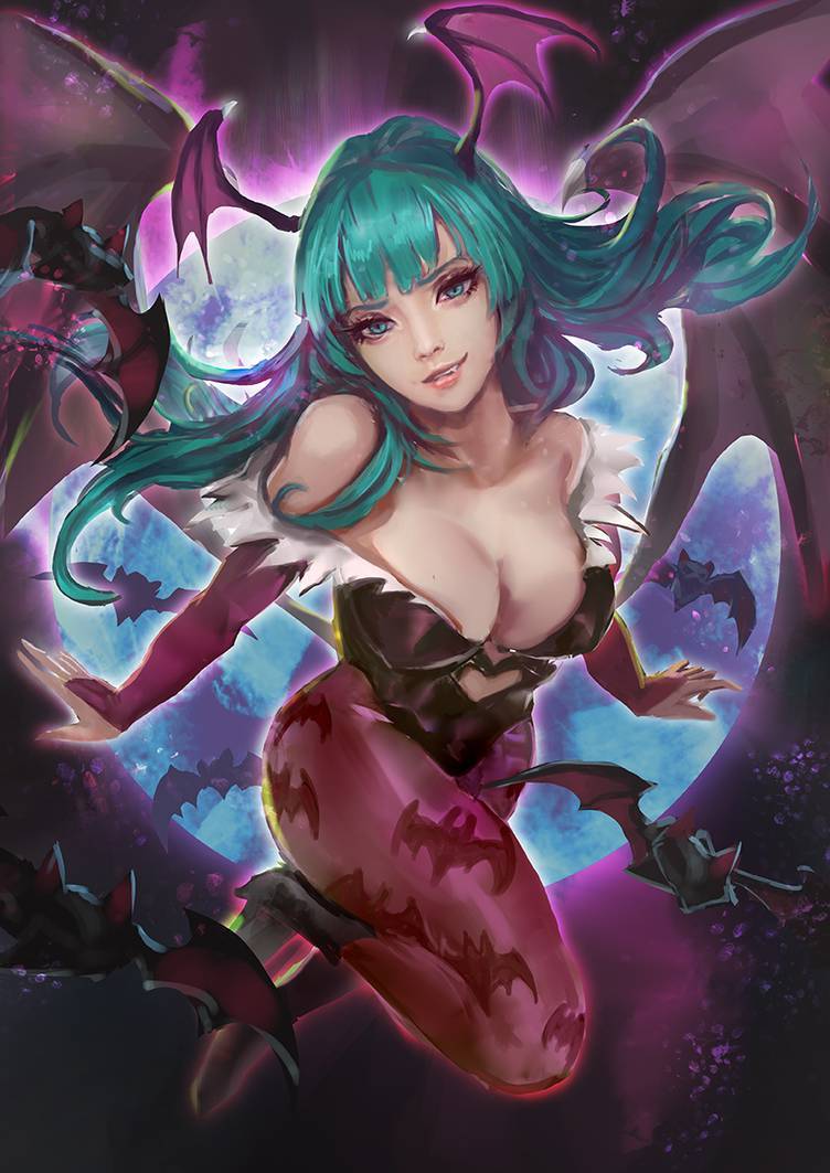 Morrigan - Deviantart, Art, Drawing, Games, Darkstalkers, Morrigan Aensland, Cglas