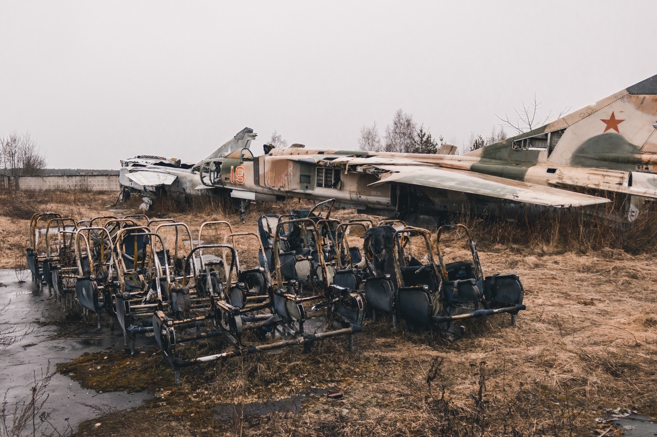 At the back of the Central Air Force Museum of the Russian Federation - My, Museum, RF Air Force, Air Force Museum in Monino, Monino, Longpost, Air force, BBC Museum