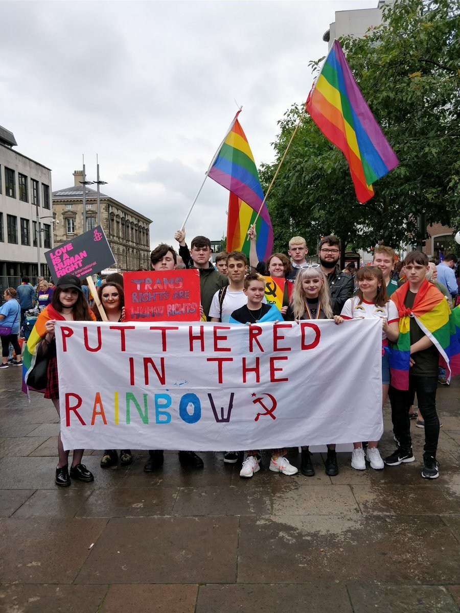 Irish Komsomol members at Belfast Gay Pride - LGBT, Communists