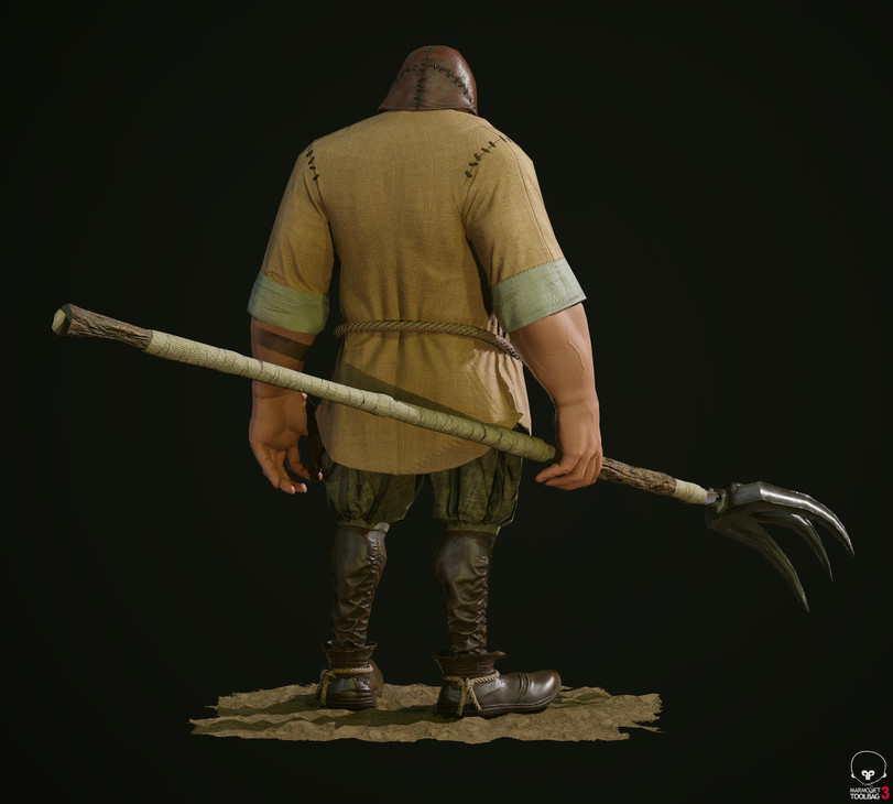 HoMM 5. Peasant - Games, Герои меча и магии, HOMM V, Peasants, 3D modeling, Longpost