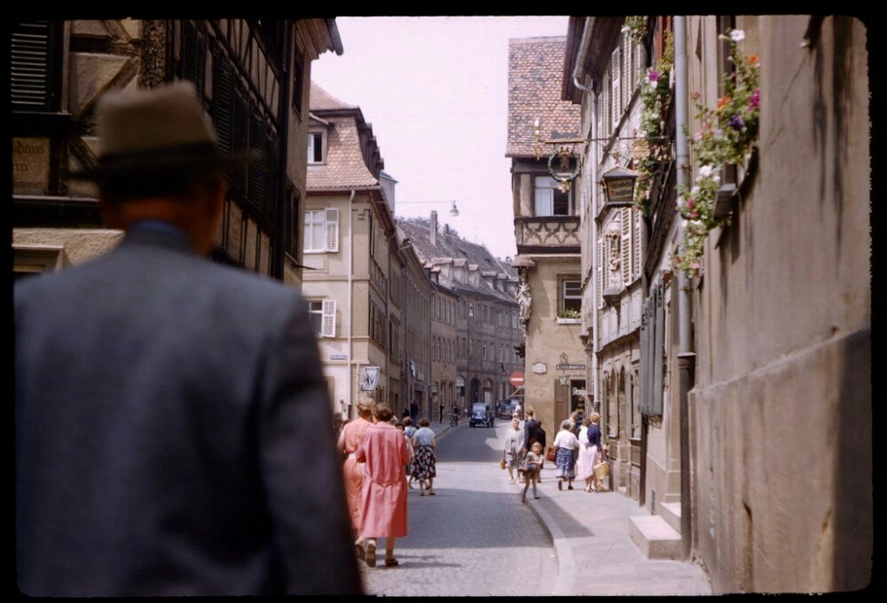 ФРГ конец 1950-х годов - Западная Германия, 50-е, Длиннопост, Фотография, ФРГ, Ретро