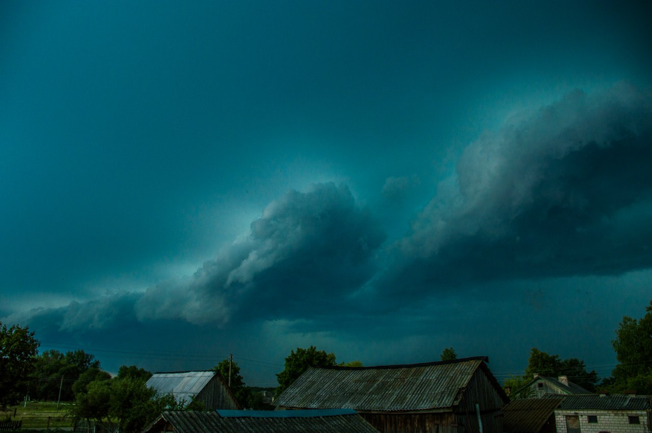 Javier came to Gomel (August 8, 2019) - Gomel, Republic of Belarus, Javier, Weather, The photo, Village, Thunderstorm, Rain, Longpost