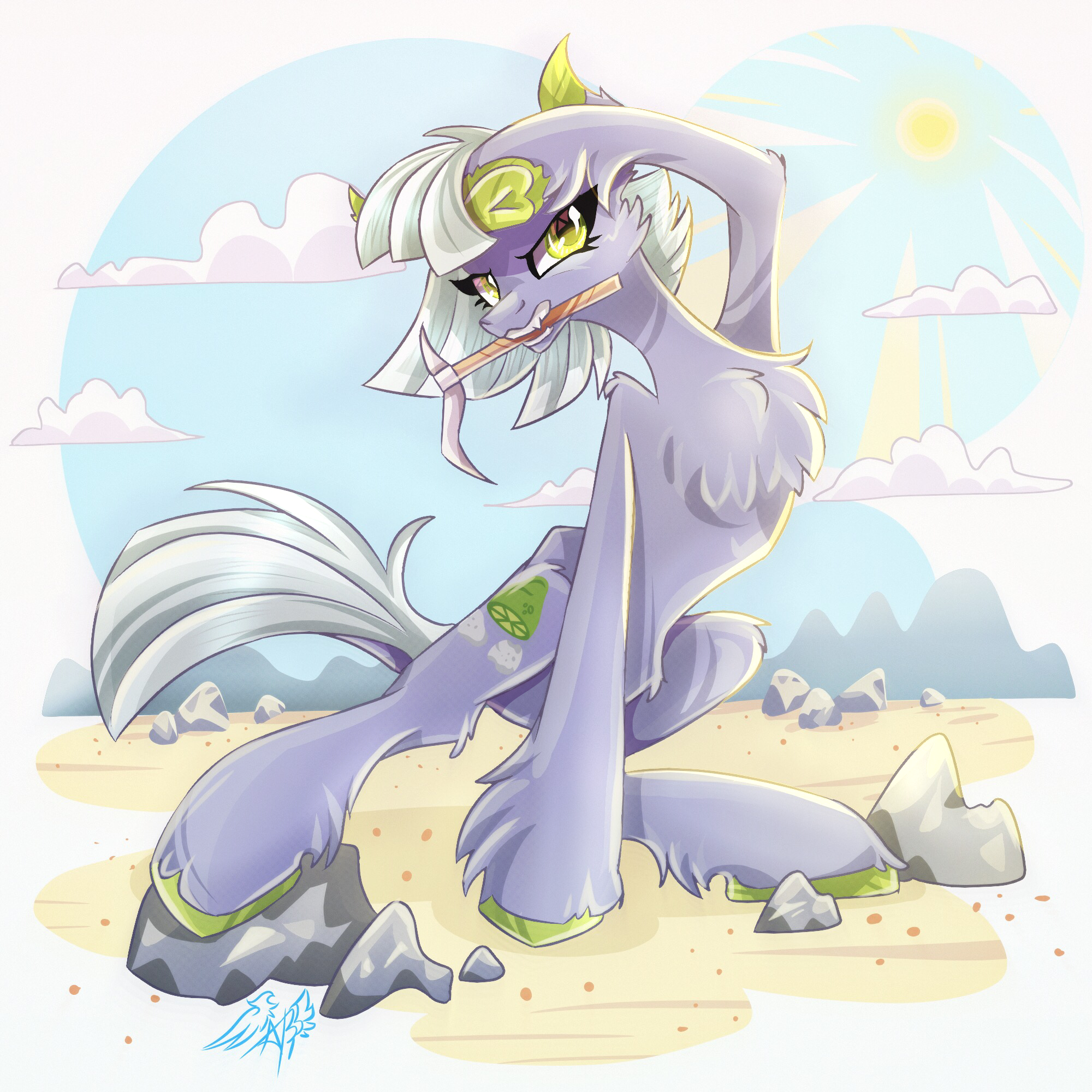 Sunny day - My little pony, PonyArt, Alexbluebird, Limestone Pie