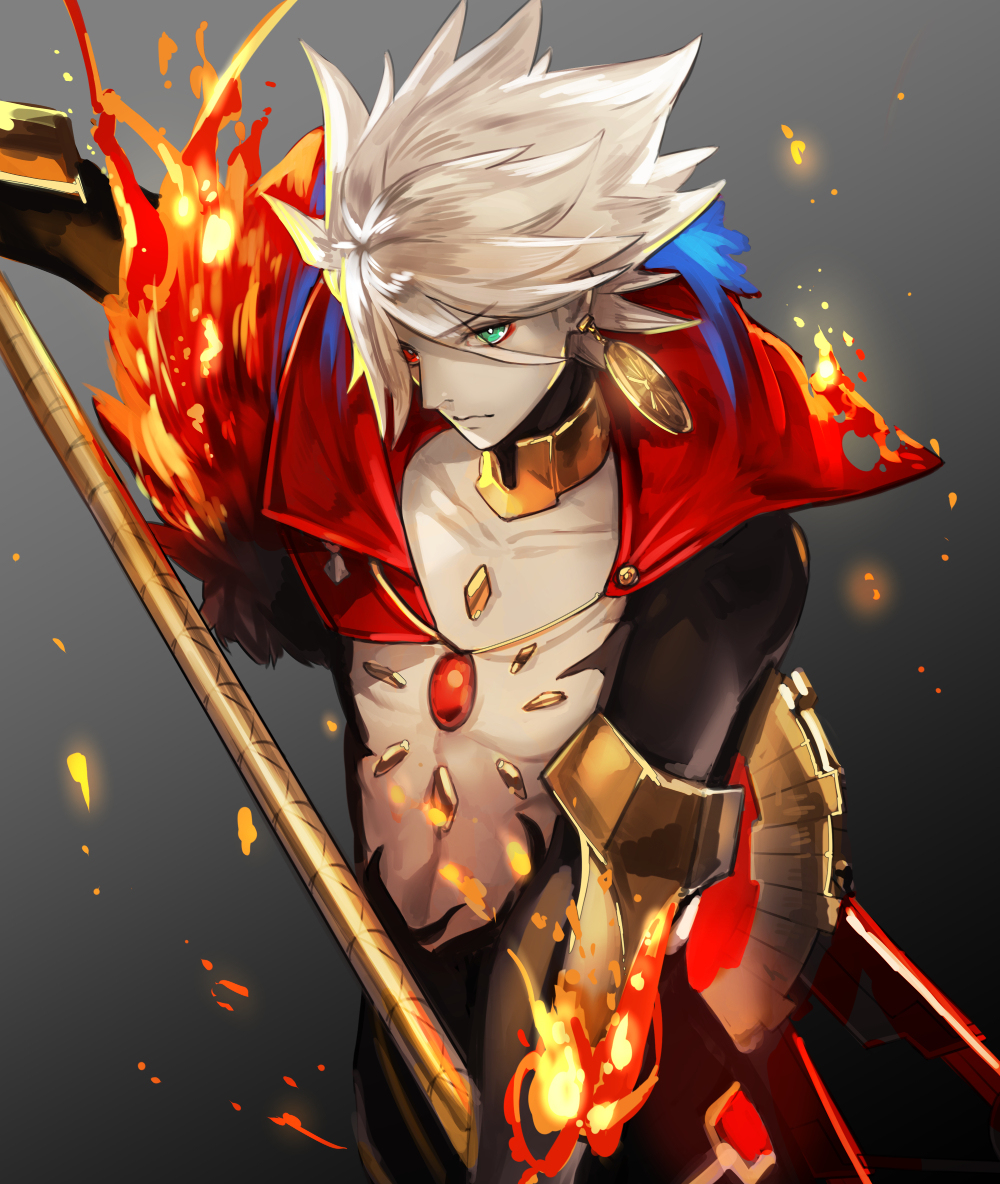 Karna - Аниме, Anime Art, Арт, Fate Apocrypha, Fate Grand Order, Karna, Длиннопост