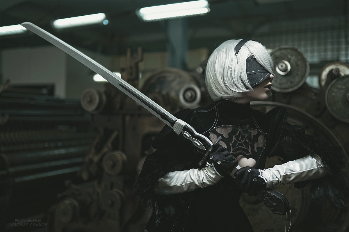 NieR: Automata / part II - My, Cosplay, Russian cosplay, NIER Automata, Yorha unit No 2 type B, Yorha unit no 9 type S, Yorha unit No 2 type a, Longpost