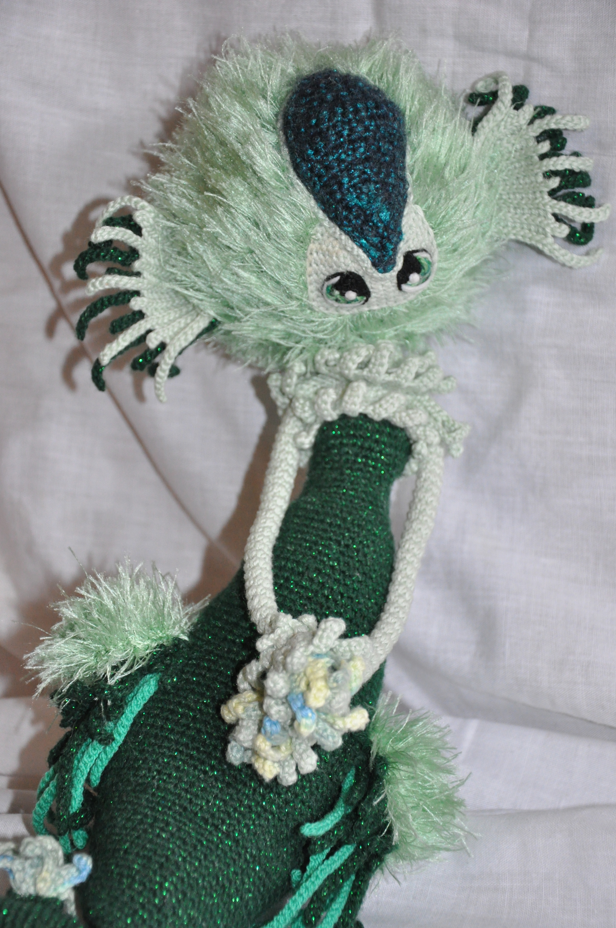 Mermaid dolls. I knit #1 - My, Crochet, Knitting, Doll, Handmade, Amigurumi, Longpost