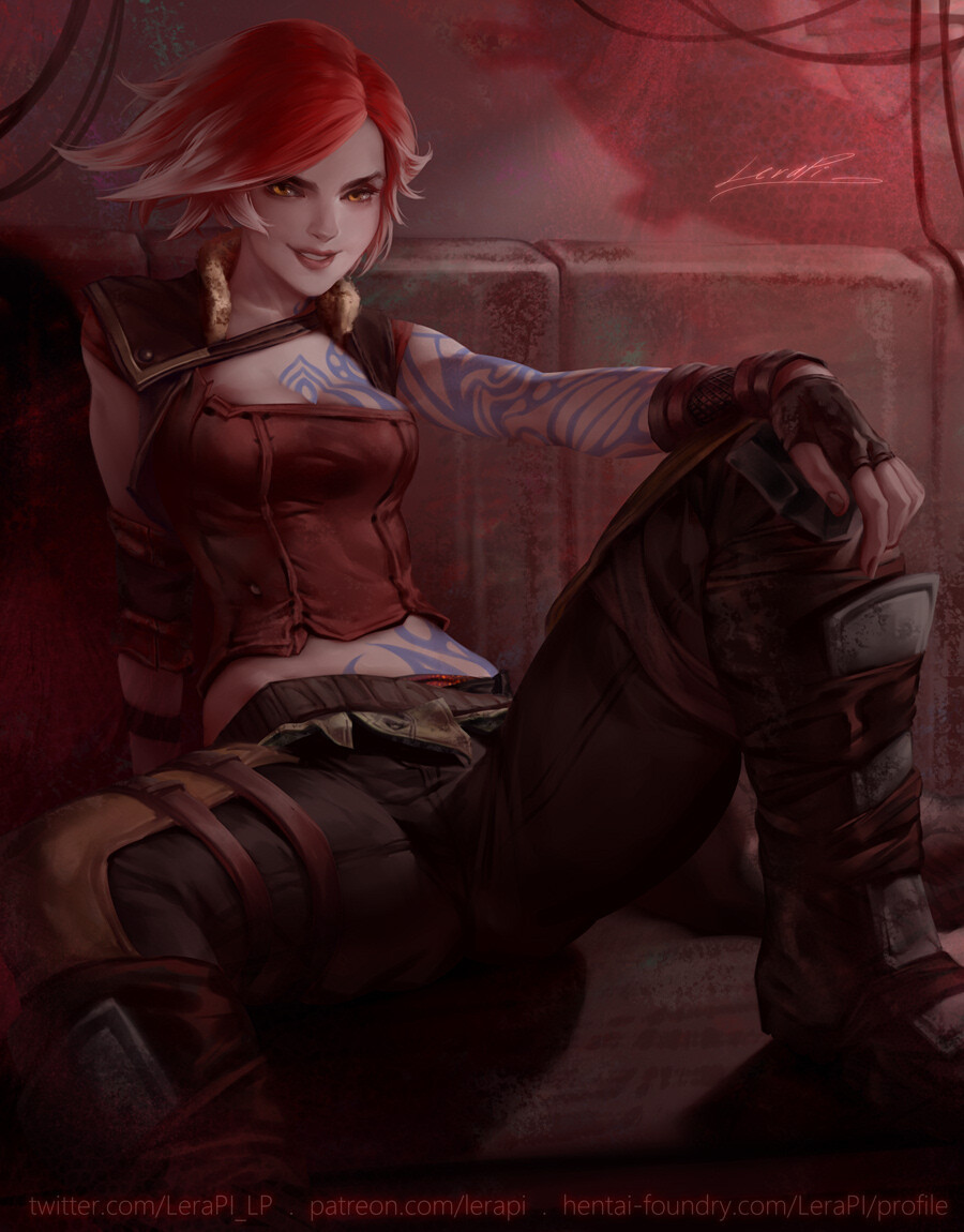 Lilith - Art, Drawing, , Borderlands 2, Lerapi, Lilith