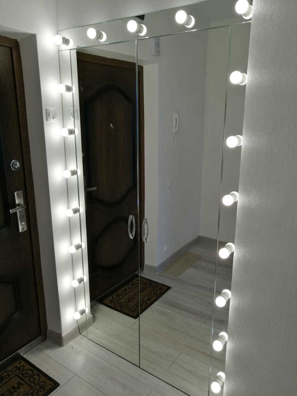 Dressing room doors - My, Make-up mirror, Mirror, Longpost