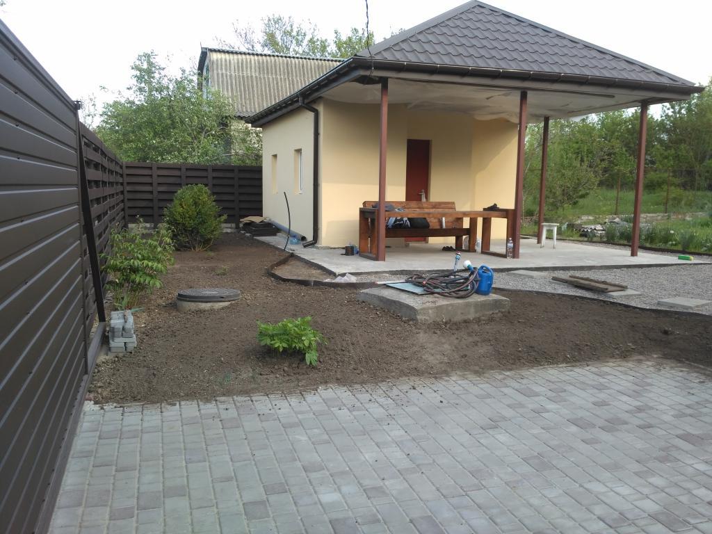 Lucky story. - My, Landscape design, Lawn, Dacha, With your own hands, Longpost