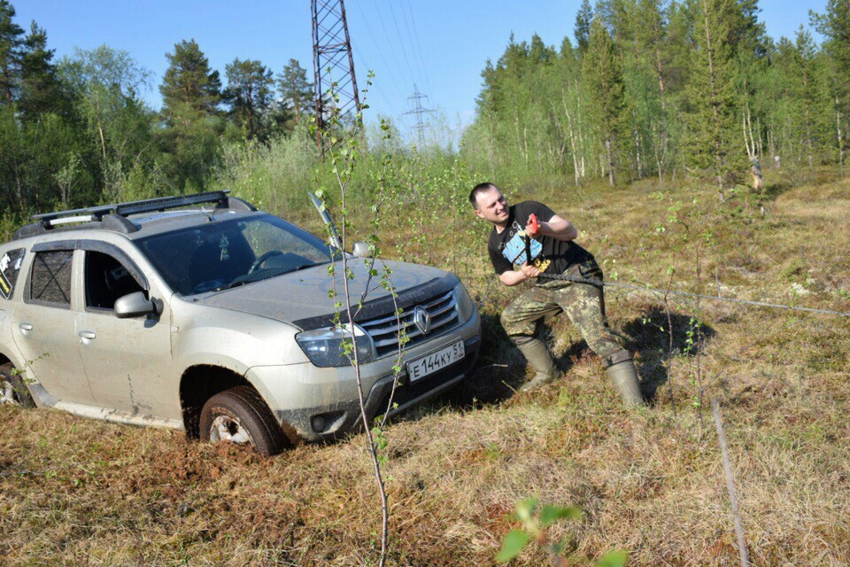 Duster can! - My, Duster, Renault, Murmansk, Windlass, Kola Peninsula, , Dirt, Video, Longpost, Renault Duster, Renault