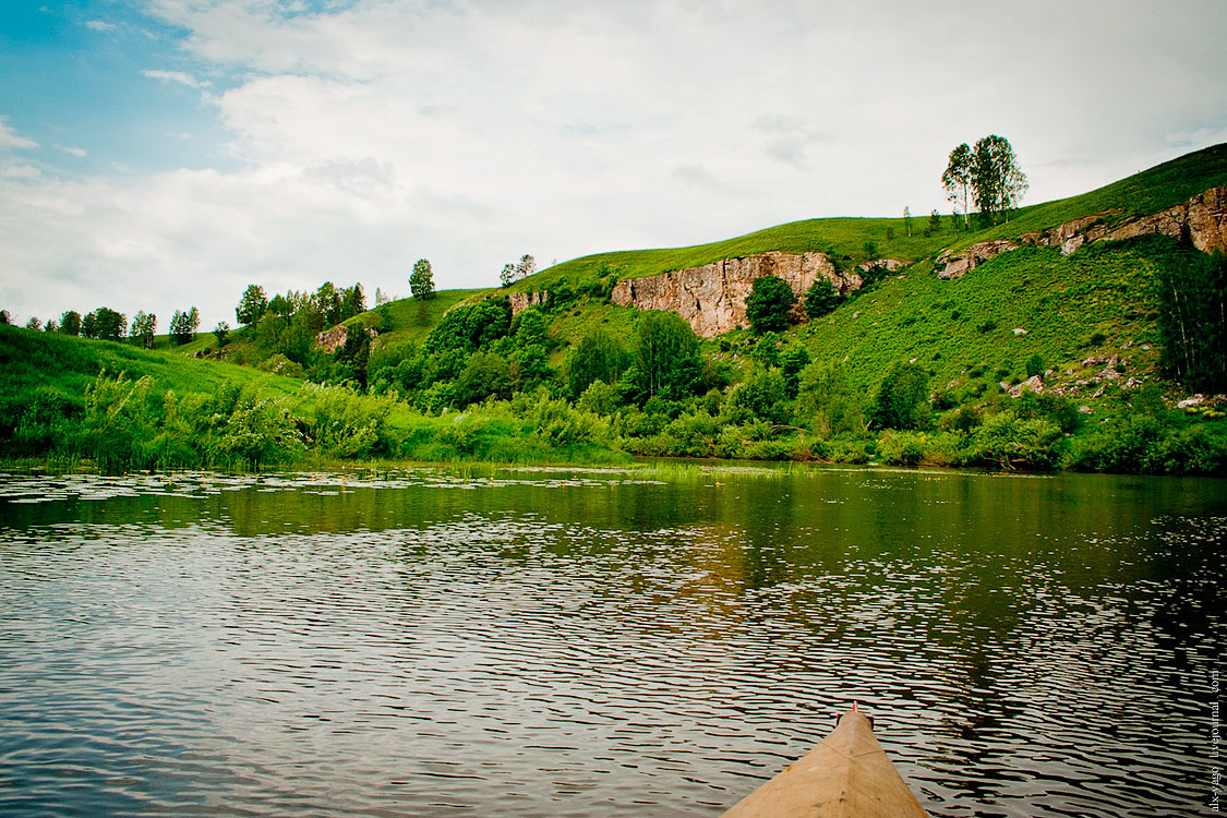 River Nemda. - My, Travels, Tourism, Water tourism, Kayak, The rocks, The photo, Longpost