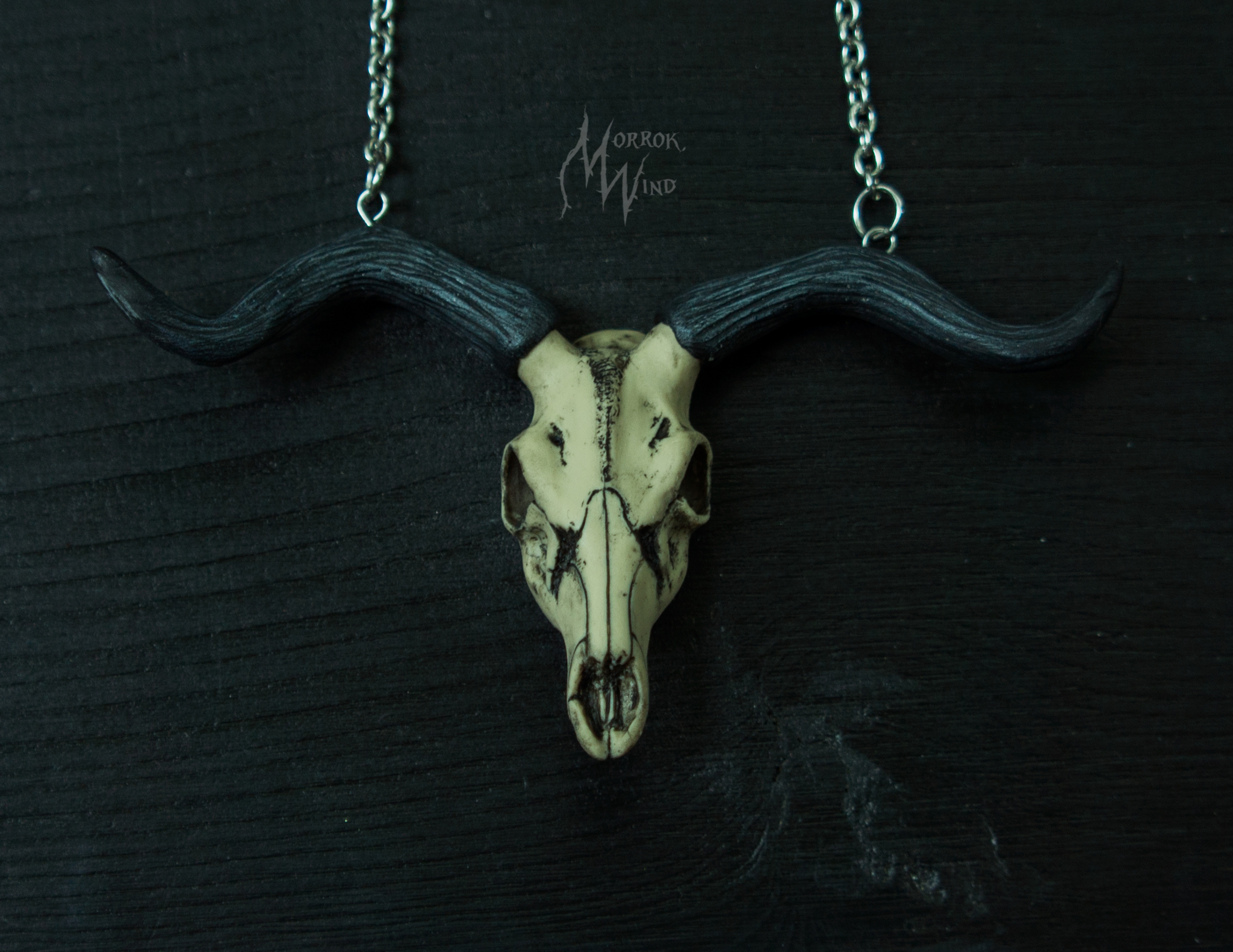 Pendant-skull made of polymer clay - My, Polymer clay, Needlework without process, Pendant, Scull, Longpost