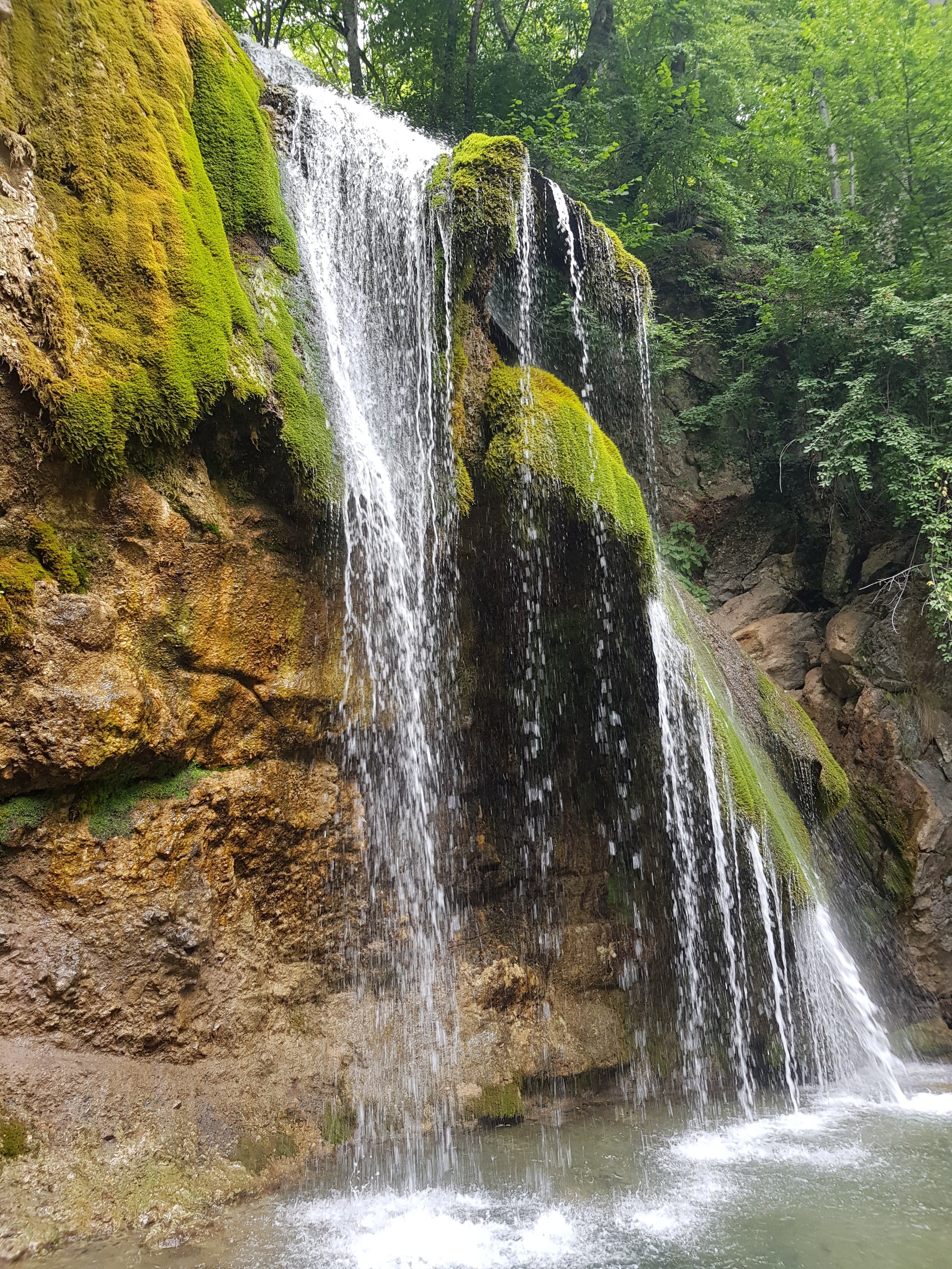 No filters - Crimea, Nature, Forest, Waterfall, Photo on sneaker, Longpost, The photo