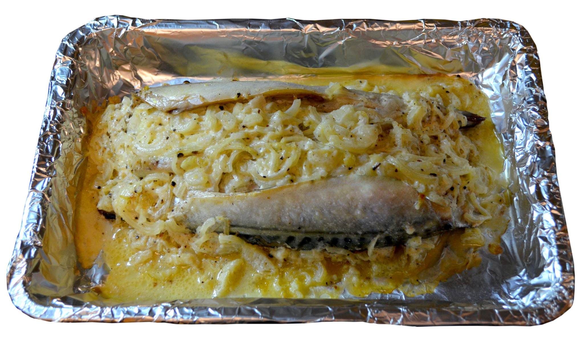 Скумбрия запеченная в духовке в фольге рецепт с картошкой рецепт с фото
