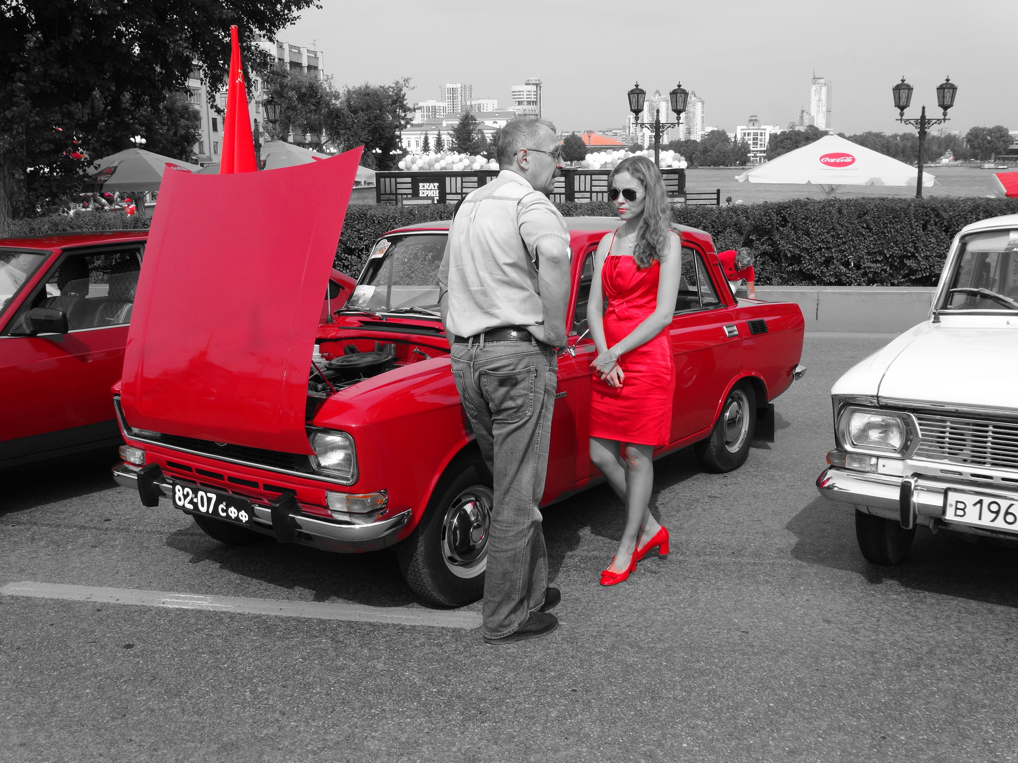 A little retro from Ekb - My, Retro car, Exhibition, Day of the city, Yekaterinburg, Longpost