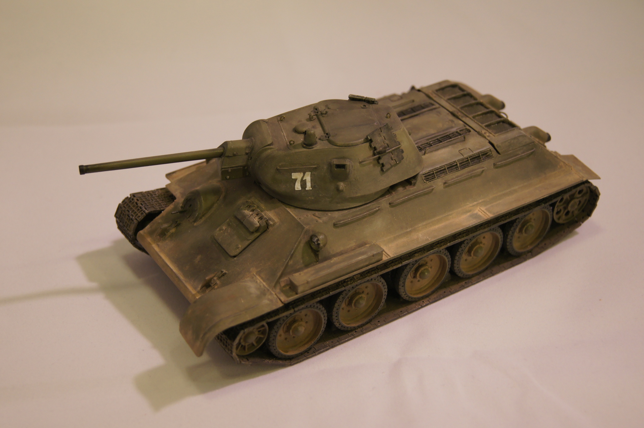 T-34/76 mod. 1942 - My, Stand modeling, T-34, Longpost