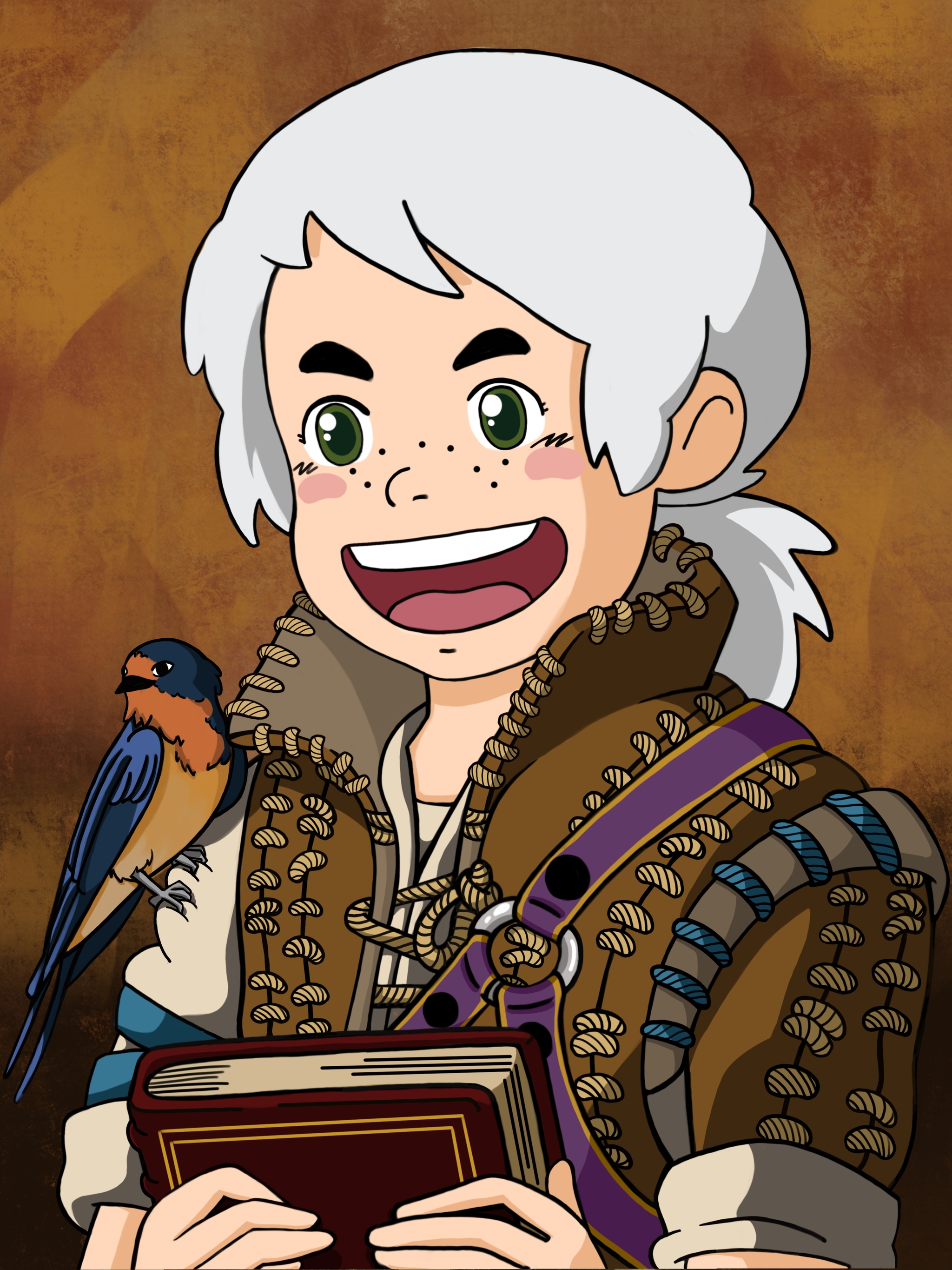 Ciri in Studio Ghibli style - Art, Drawing, Witcher, Ciri, Studio ghibli, Anime art, Books