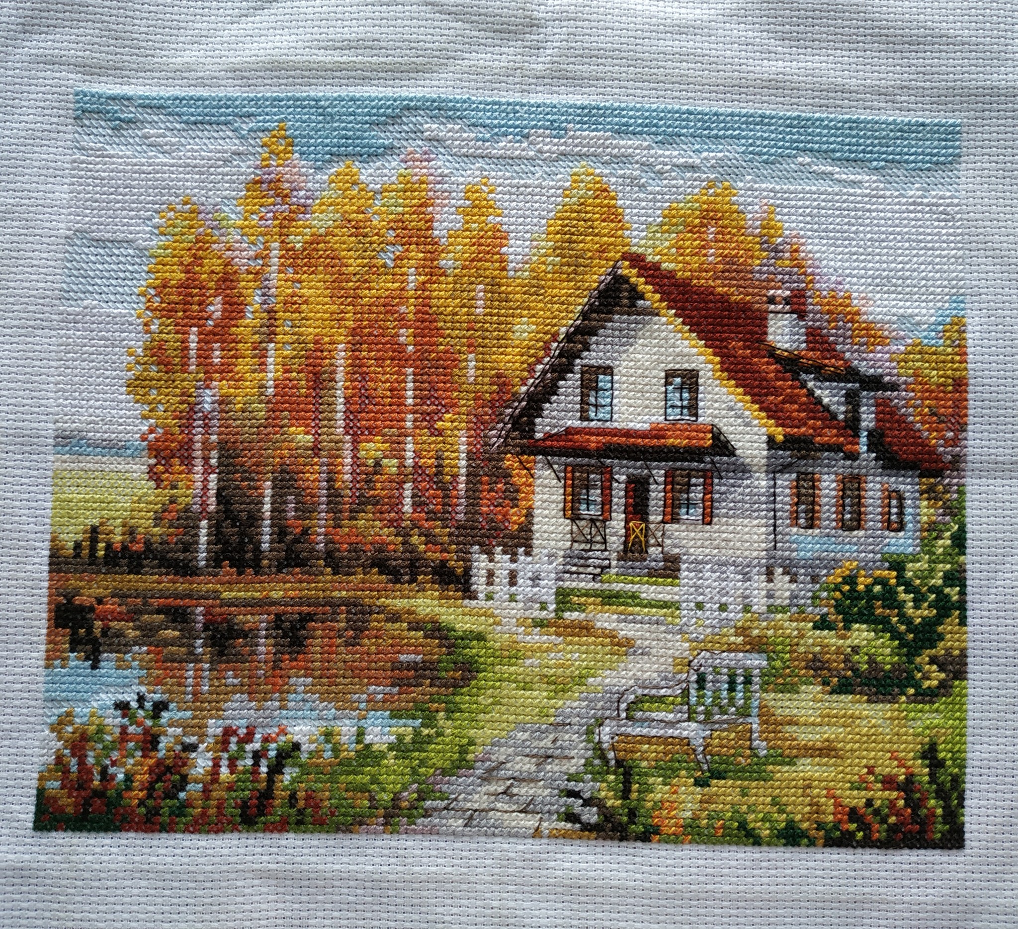 From the same category: everyone has their own cockroaches - My, Cross-stitch, Needlework, , Longpost, With your own hands