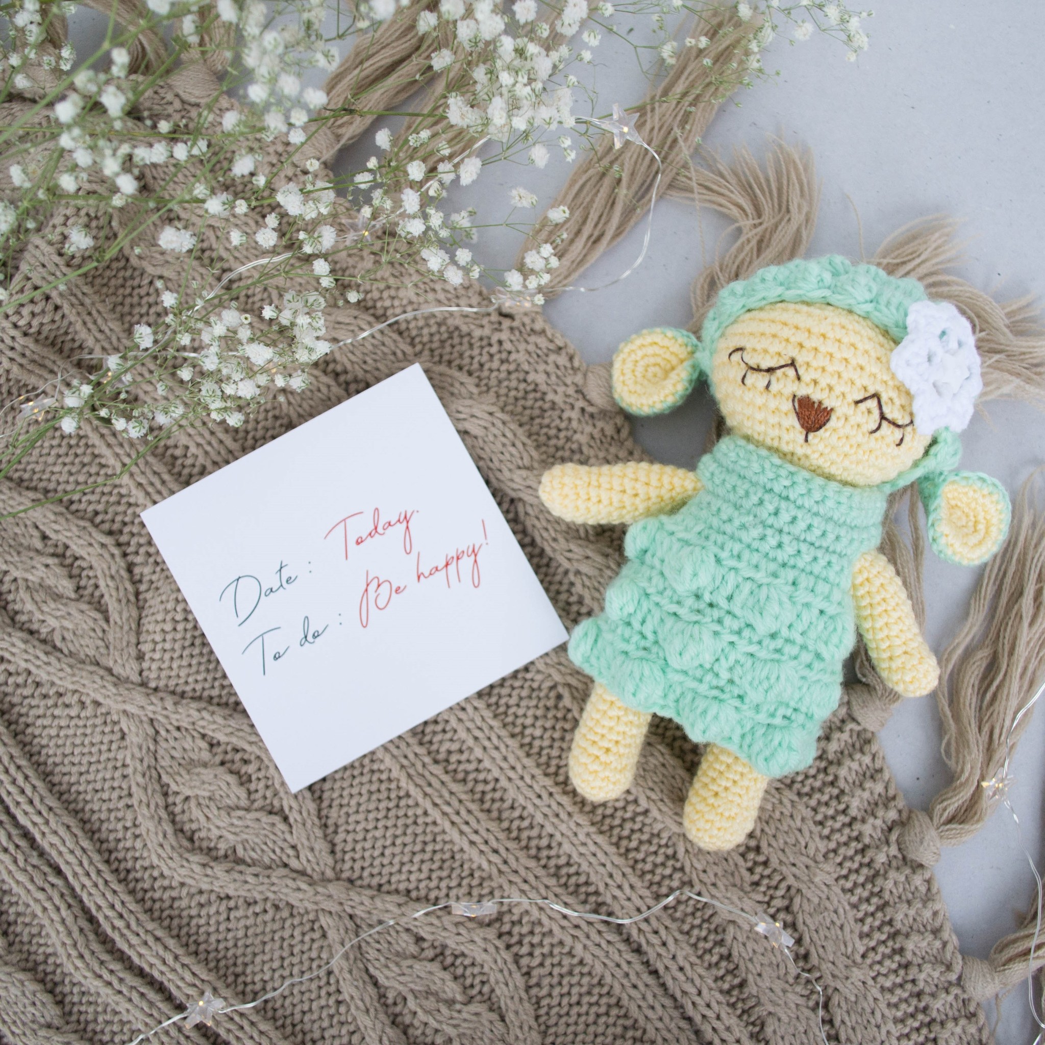 sleeping sheep - My, With your own hands, Needlework without process, Needlework, Knitting, Toys, Amigurumi, Milota