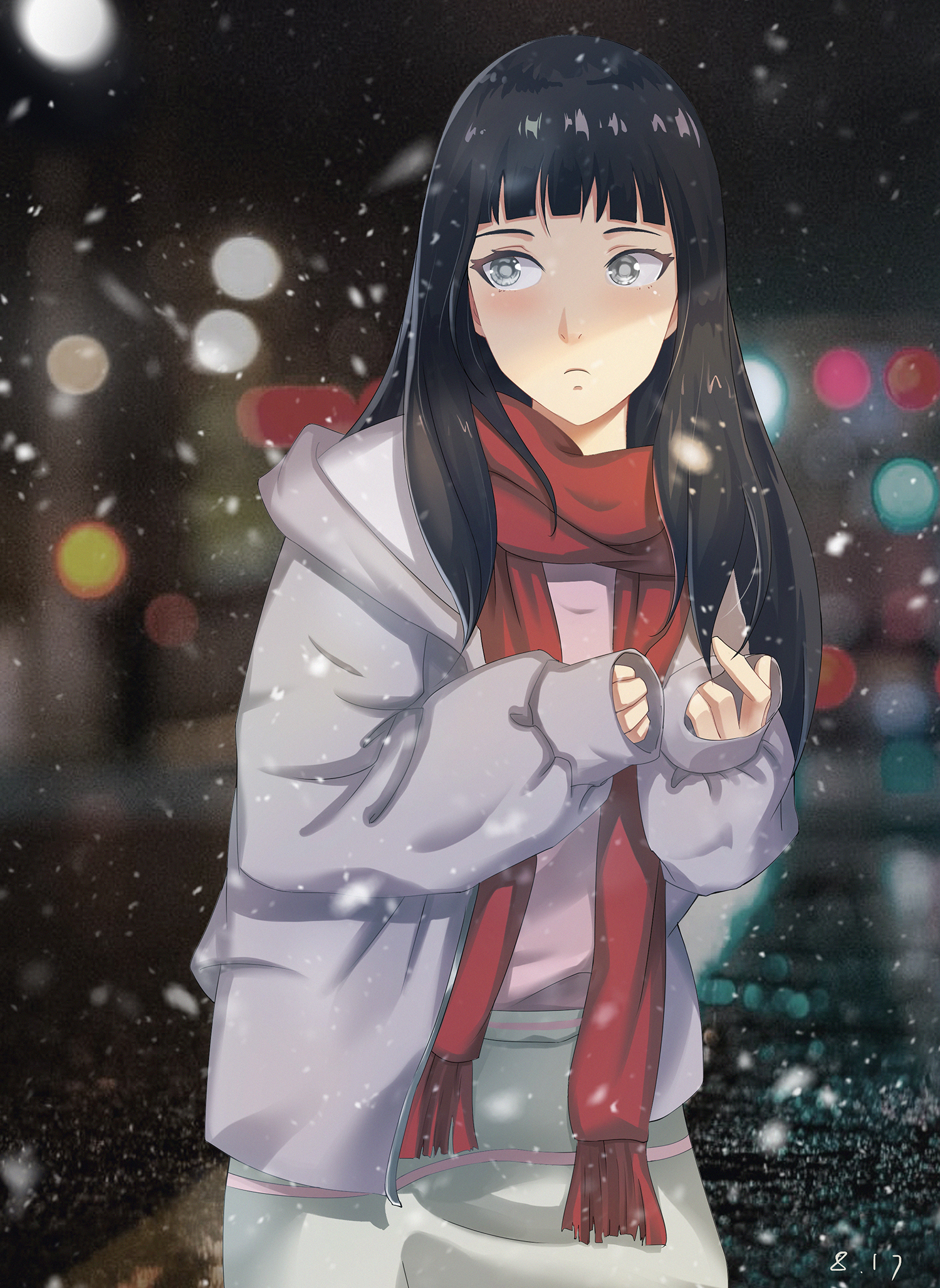 _Hinata_Hyuga_Anime_Art_ | Пикабу