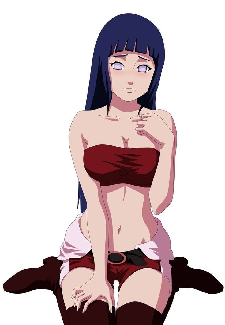 _Hinata_Hyuga_Anime_Art_ - Аниме, Anime Art, Hinata Hyuga, Наруто, Длиннопост