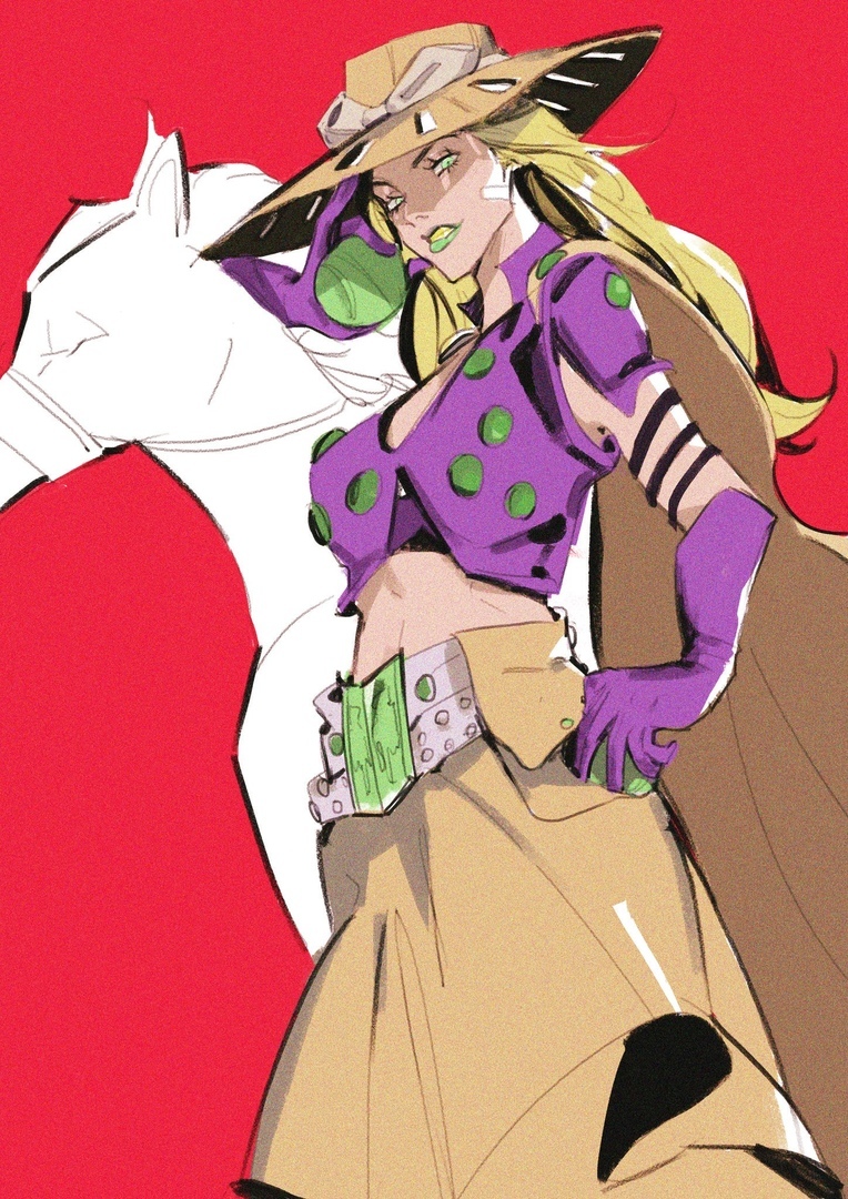 By twowind1551 - , Jojos bizarre adventure, Gyro zeppeli, Johnny Joestar, Diego Brando, Rule 63, Art, Longpost