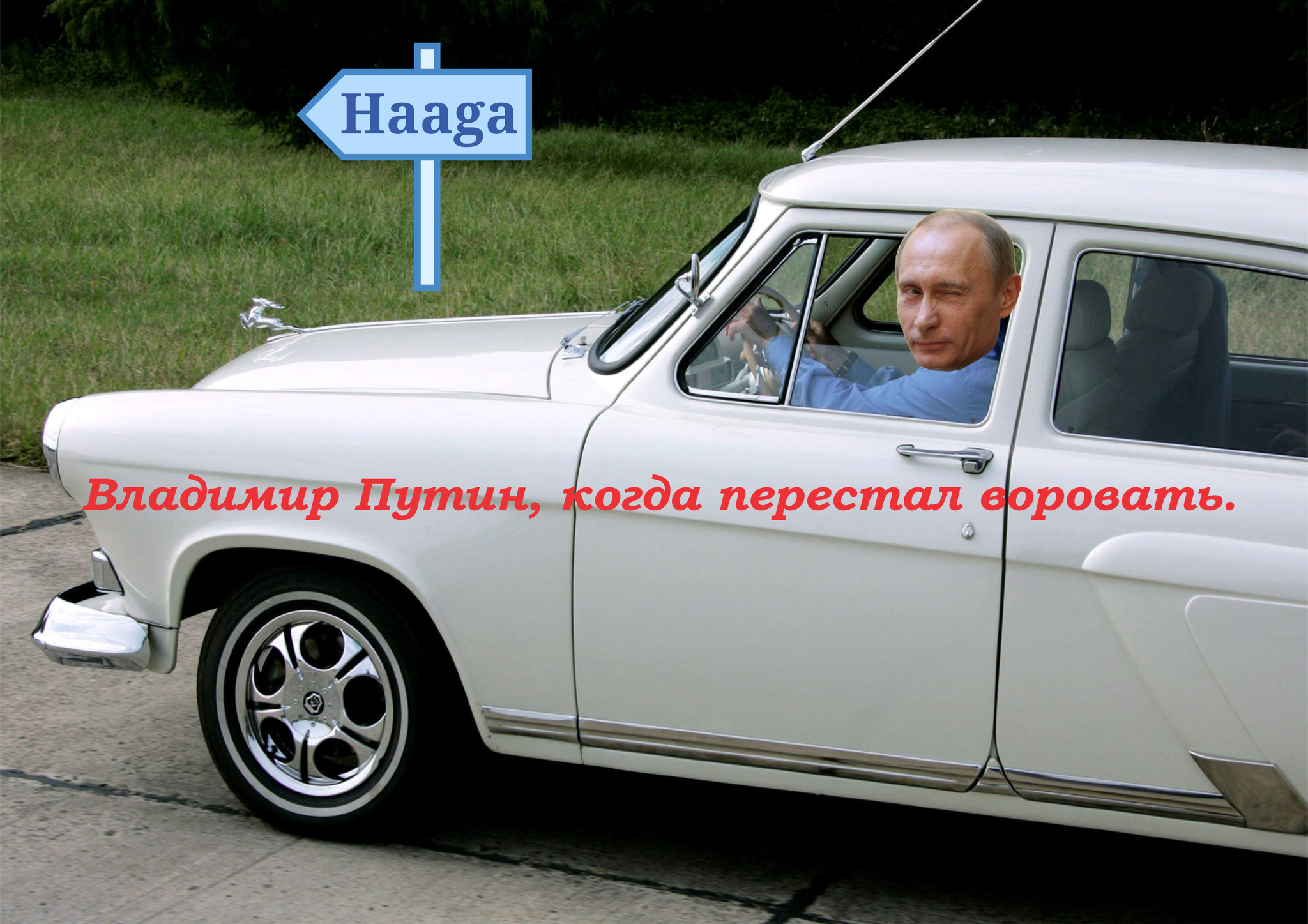 We're going, we're going, we're going to distant lands... - My, Hague, Vladimir Putin, Thief, Volga, Travels, Politics, Alexey Navalny