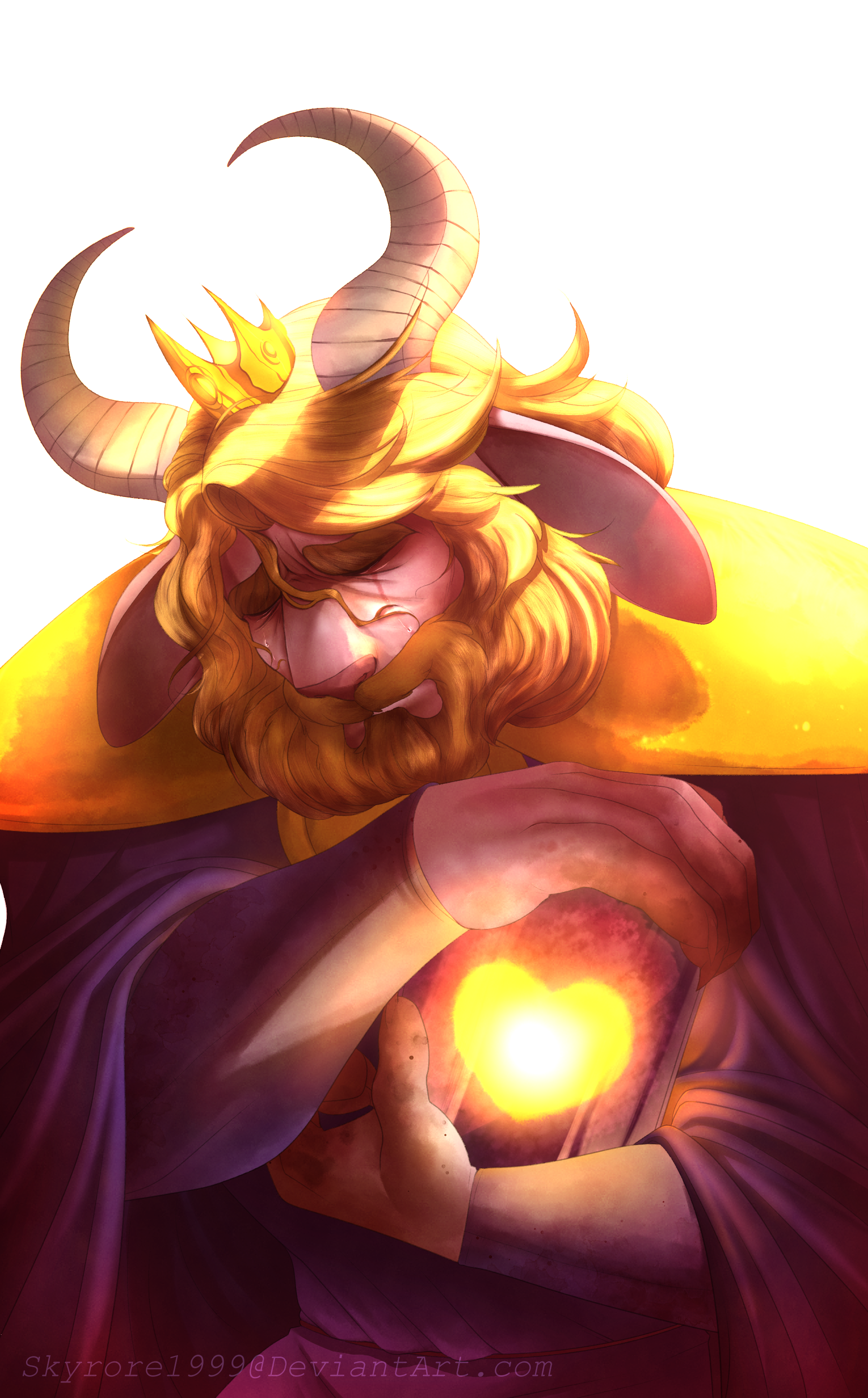 The King's Duty - Undertale, Asgore, Soul, Art, Games, Computer games