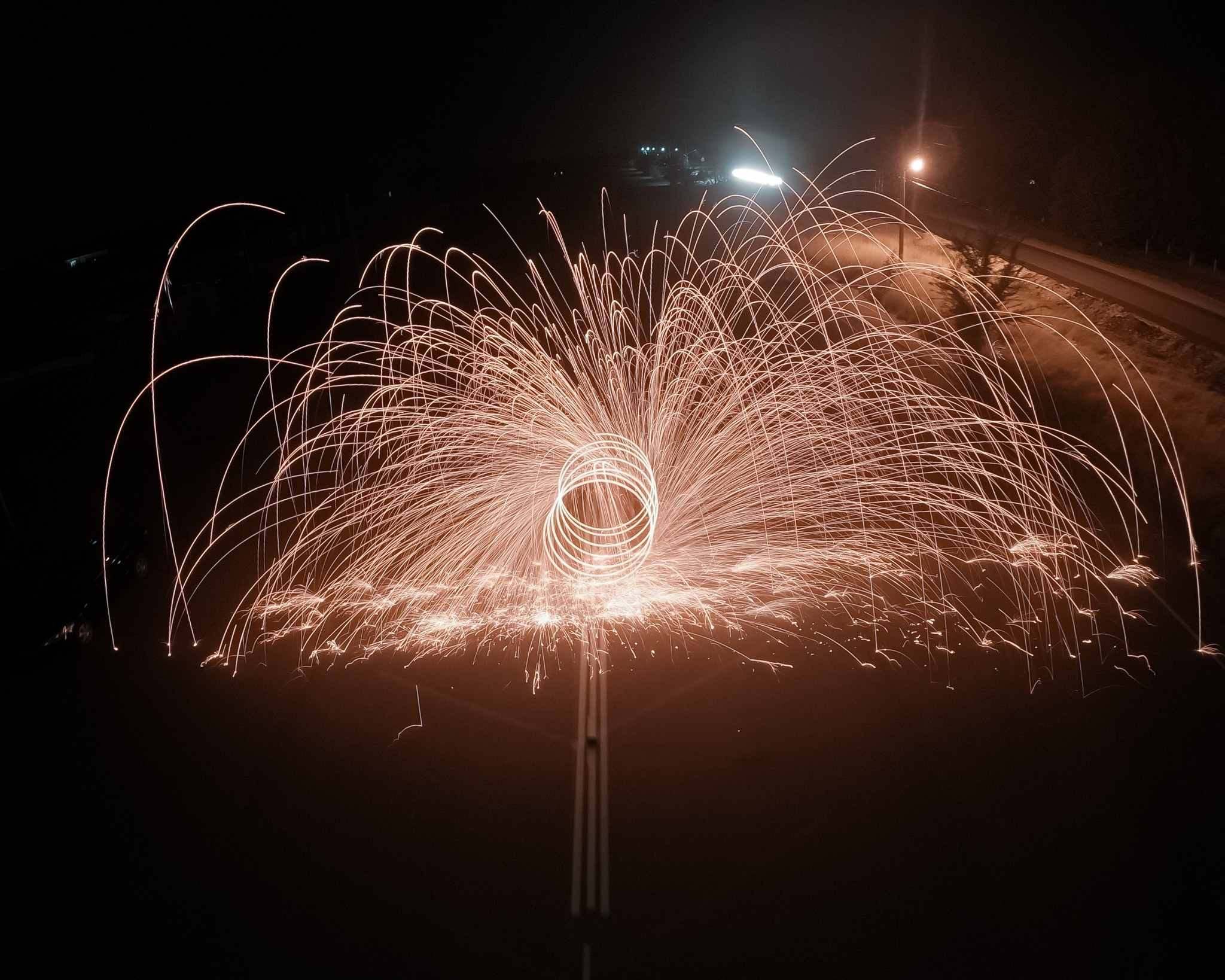 Non-standard use of steel wool - My, GoPRO, Steel wool, The photo, Longpost