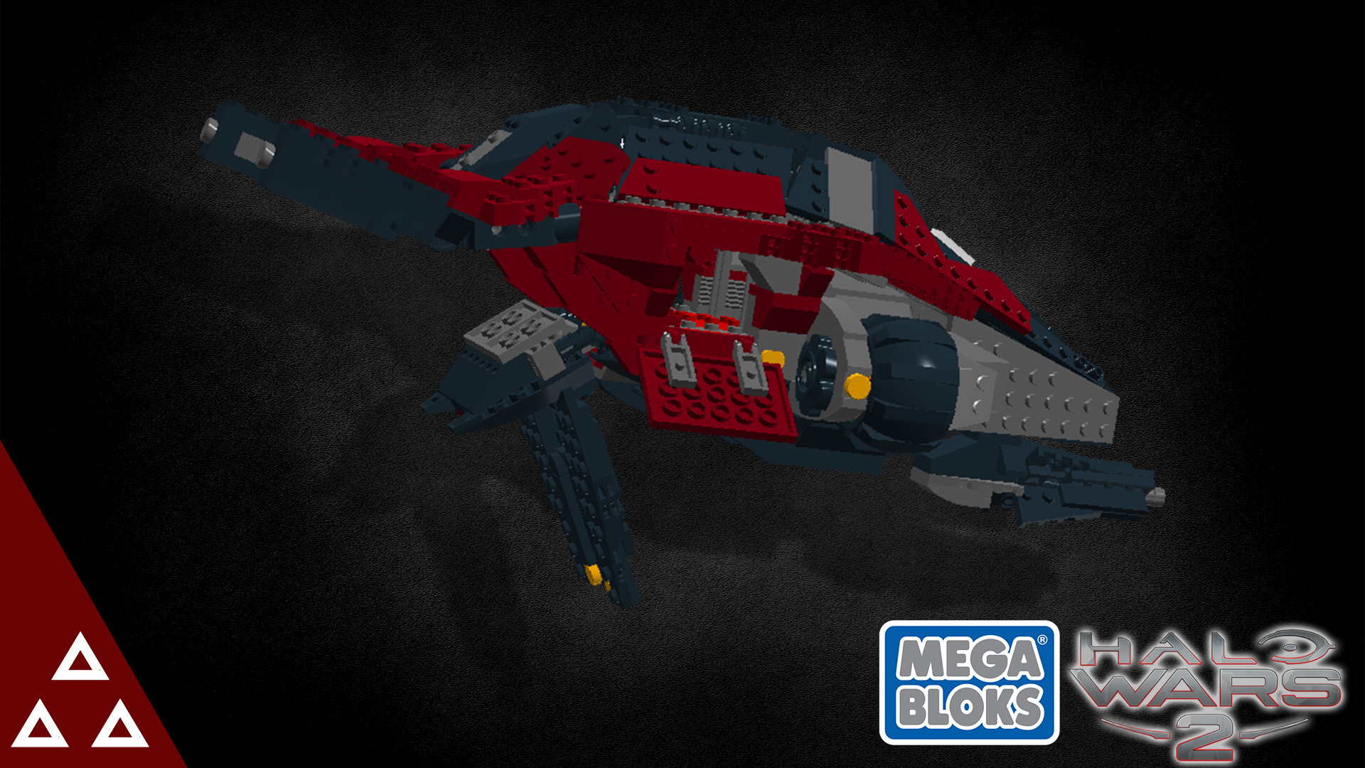 MegaBloks (Lego) Banished Phantom Halo Wars 2 (Лего фантом изгнанников) - Моё, LEGO, Mega Blocks, Halo, Halo Wars 2, Игры, Видеоигра, Конструктор, Фантом, Длиннопост