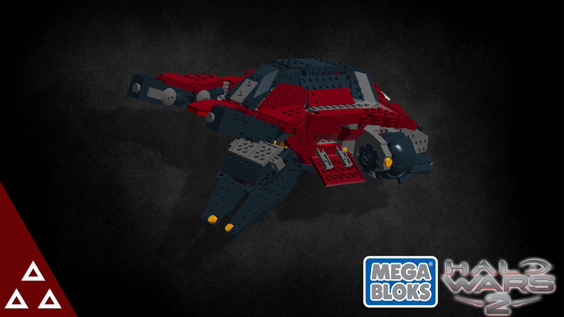 MegaBloks (Lego) Banished Phantom Halo Wars 2 (Лего фантом изгнанников) - Моё, LEGO, Mega Blocks, Halo, Halo Wars 2, Игры, Видеоигра, Конструктор, Фантом, Длиннопост