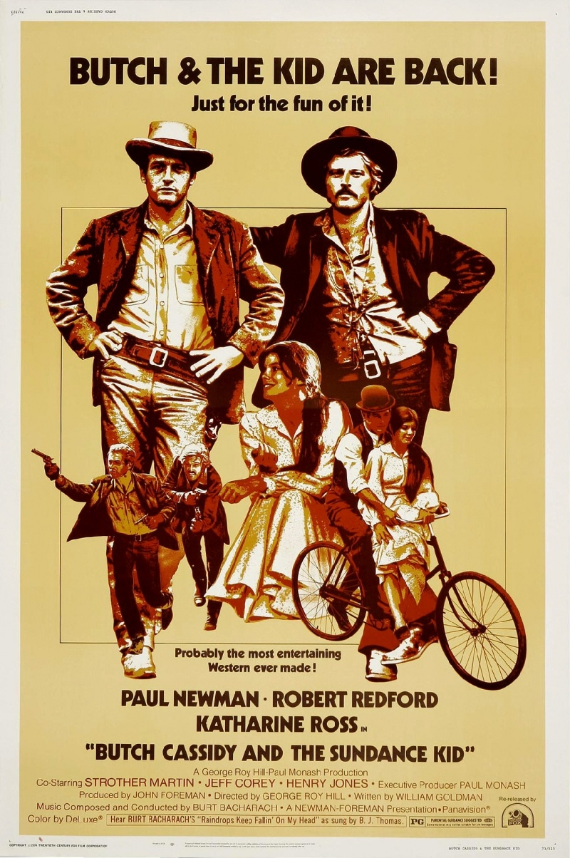 Butch Cassidy and the Sundance Kid, 1969 - Longpost, Paul Newman, Movies, Biography, Western film, Drama, My