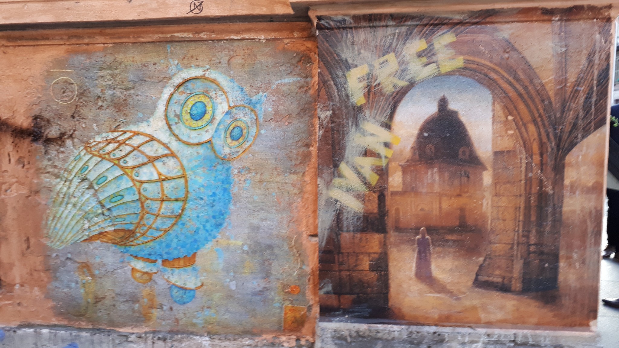 Street paintings of St. Petersburg - My, Street art, Longpost, Running City