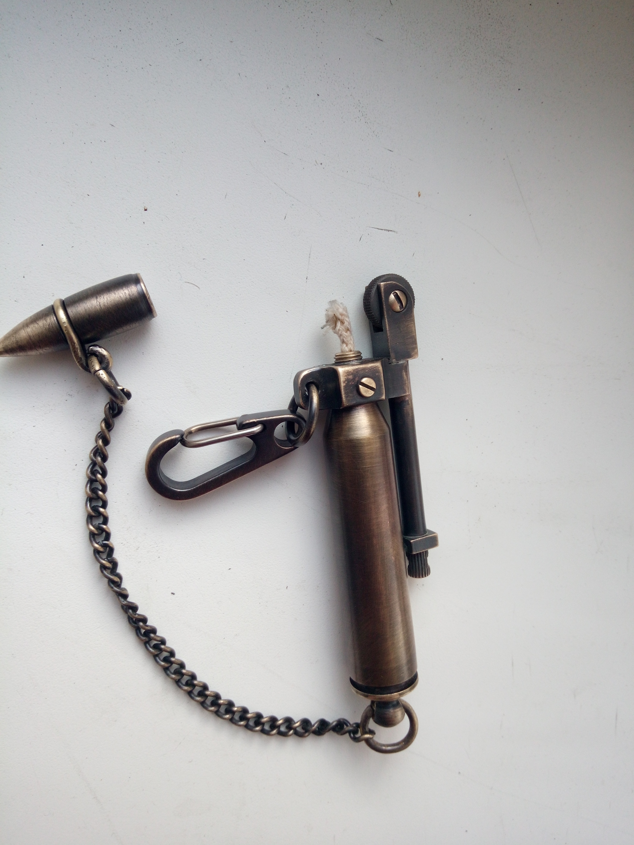 Cartridge lighter - My, Lighter, Gas lighter, Bullet, Needlework without process, Longpost