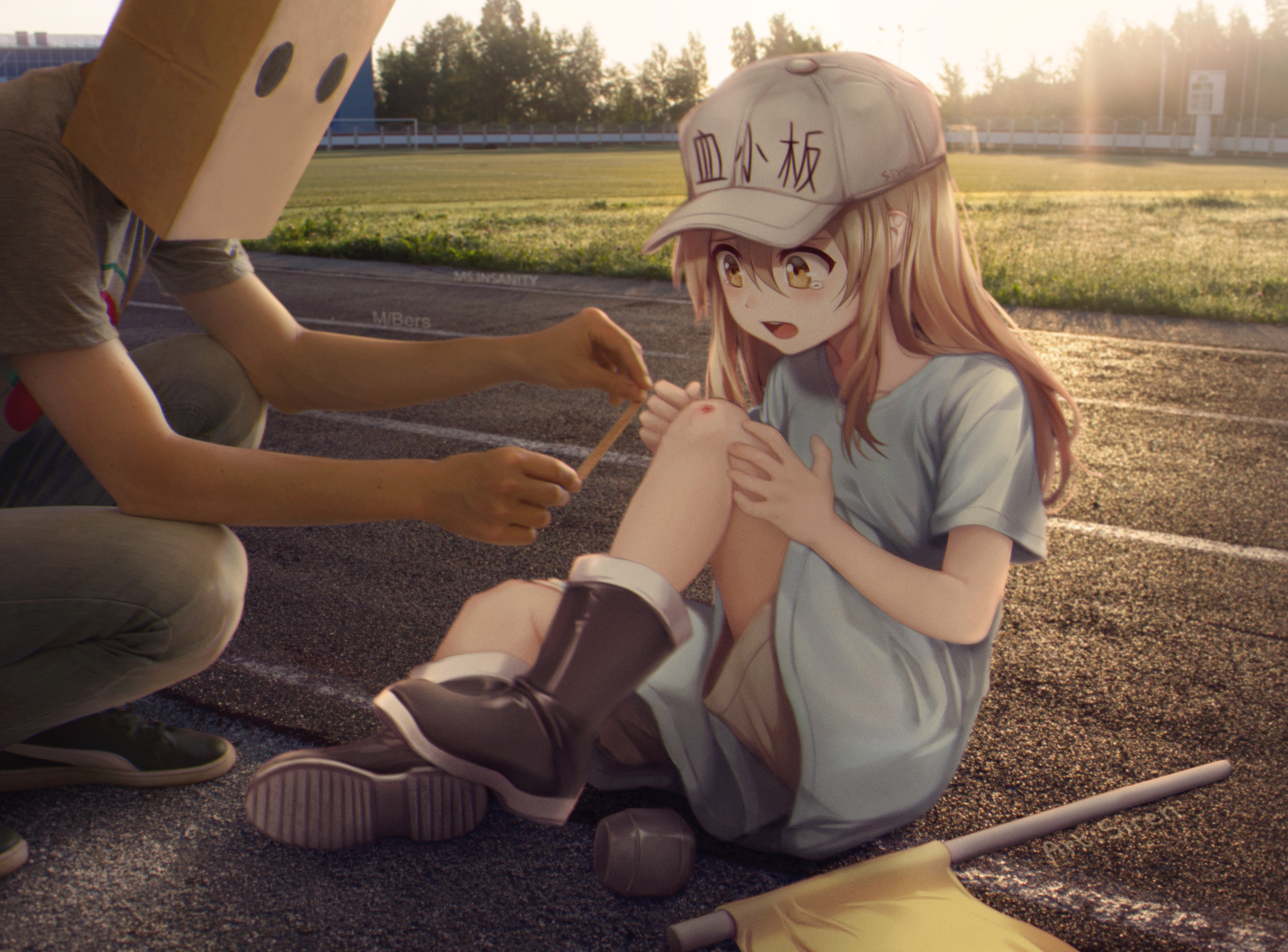 Platelet MS - Моё, Platelet, Hataraku Saibou, Ms Insanity, Anime Madskillz, Аниме