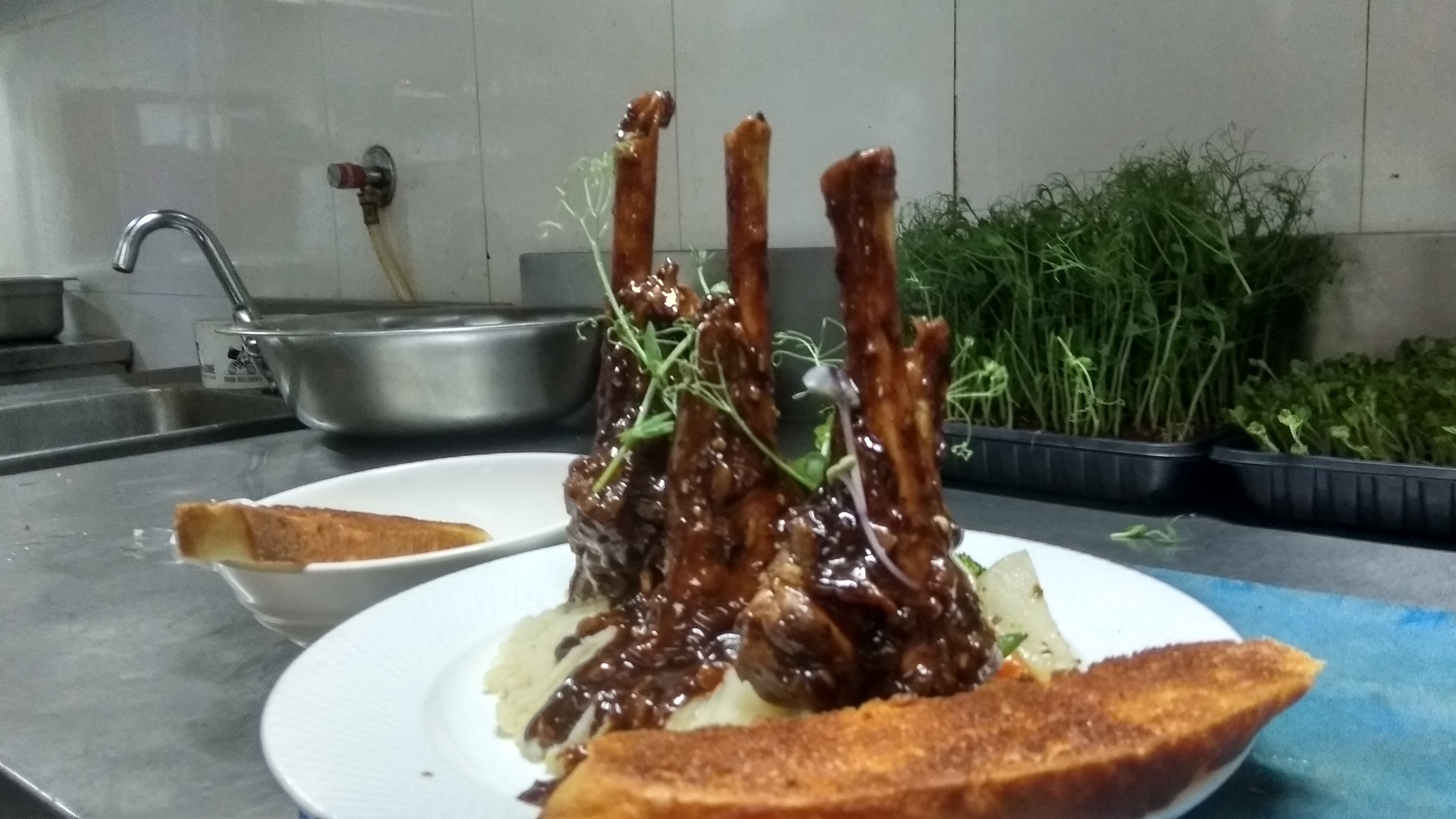 Tender lamb shank [chef made] - My, Cooking, Video, Yummy, Meat, Food