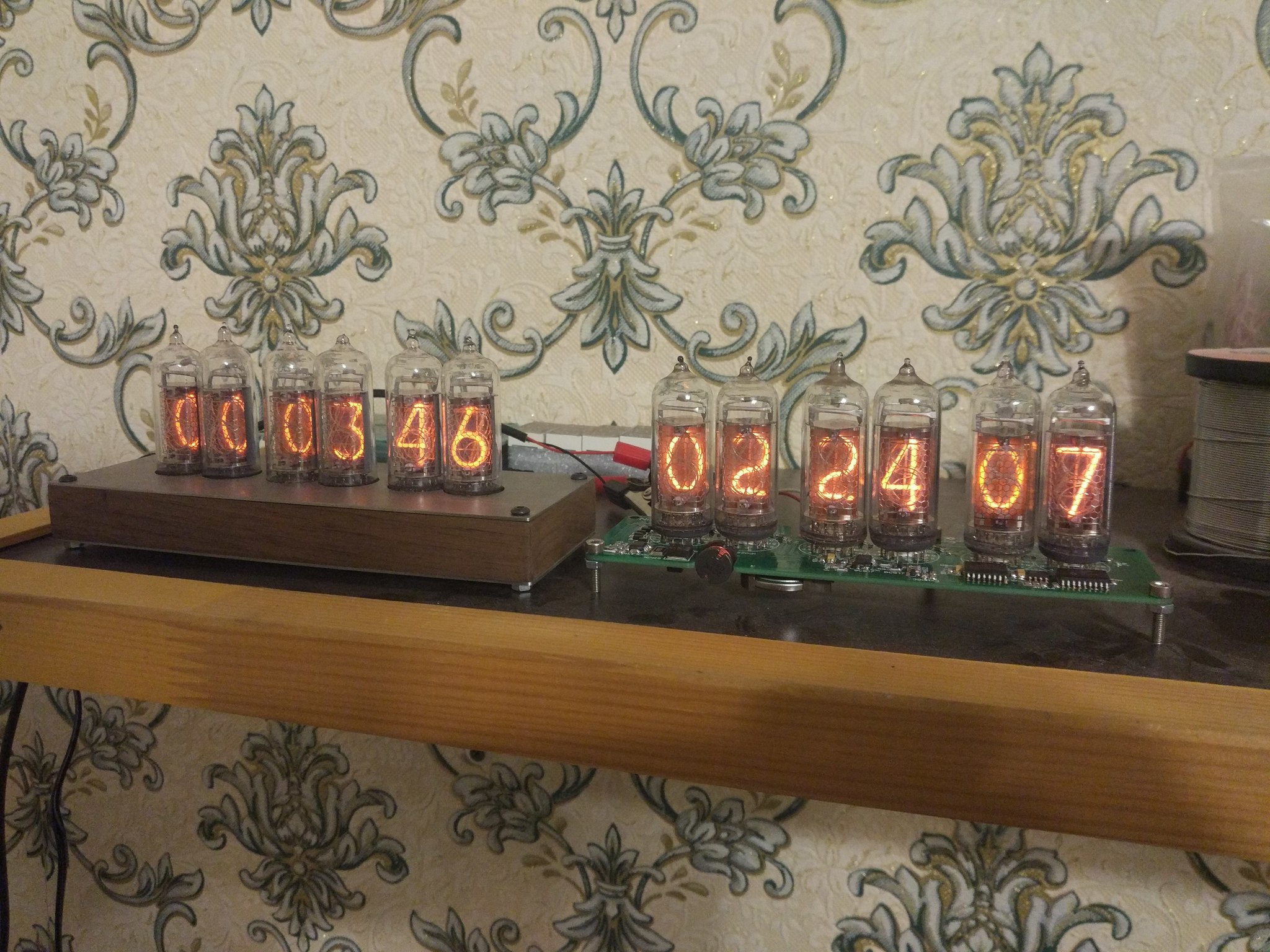 Часы Nixie clock на заводских платах - Моё, Nixie clock, Стимпанк, Самоделки, Часы, Длиннопост