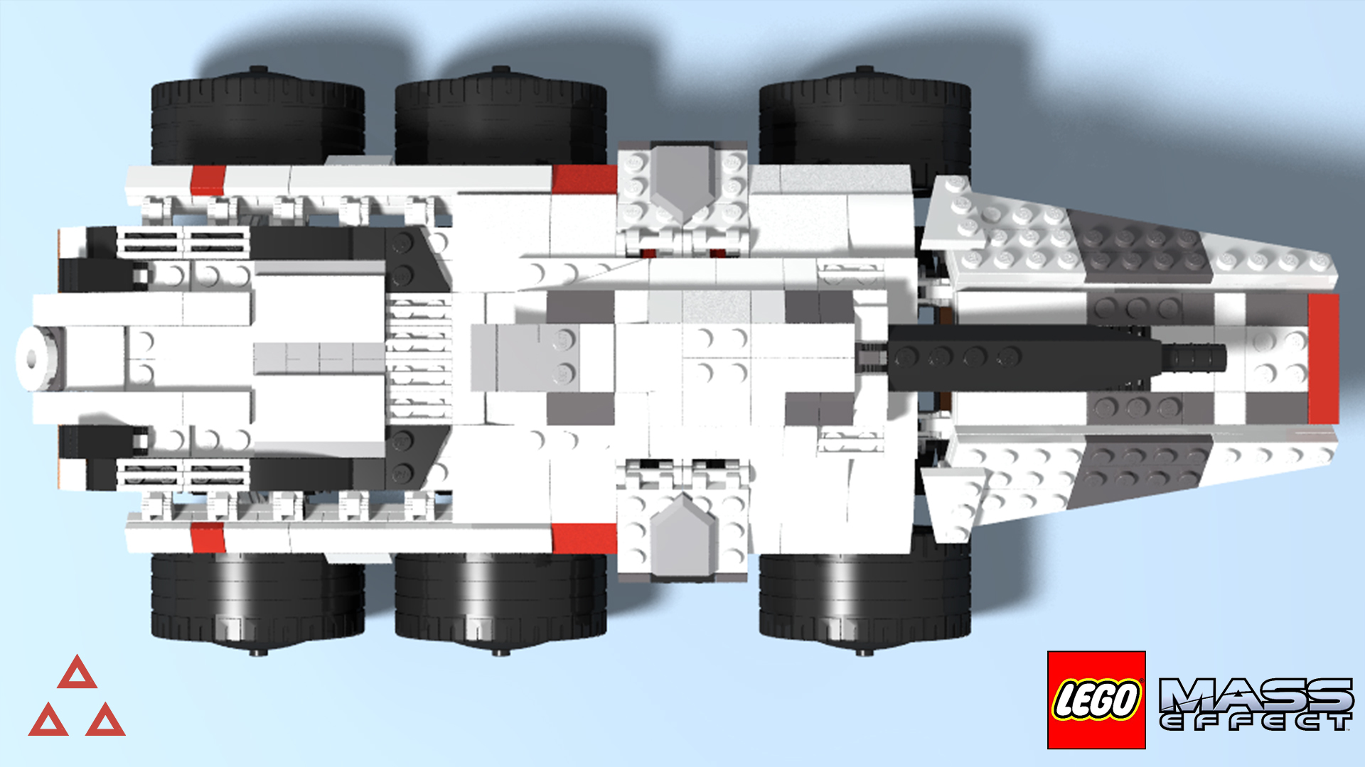 Лего Мако Масс Эффект (Lego M-35 Mako Mass Effect) - Моё, LEGO, Mass Effect, Танки, Конструктор, Игры, Мако, Длиннопост