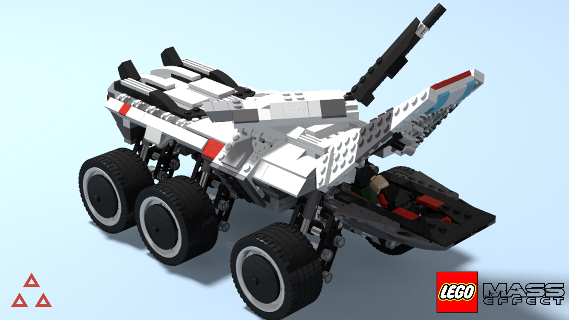 Лего Мако Масс Эффект (Lego M-35 Mako Mass Effect) - Моё, LEGO, Mass Effect, Танки, Конструктор, Игры, Мако, Длиннопост