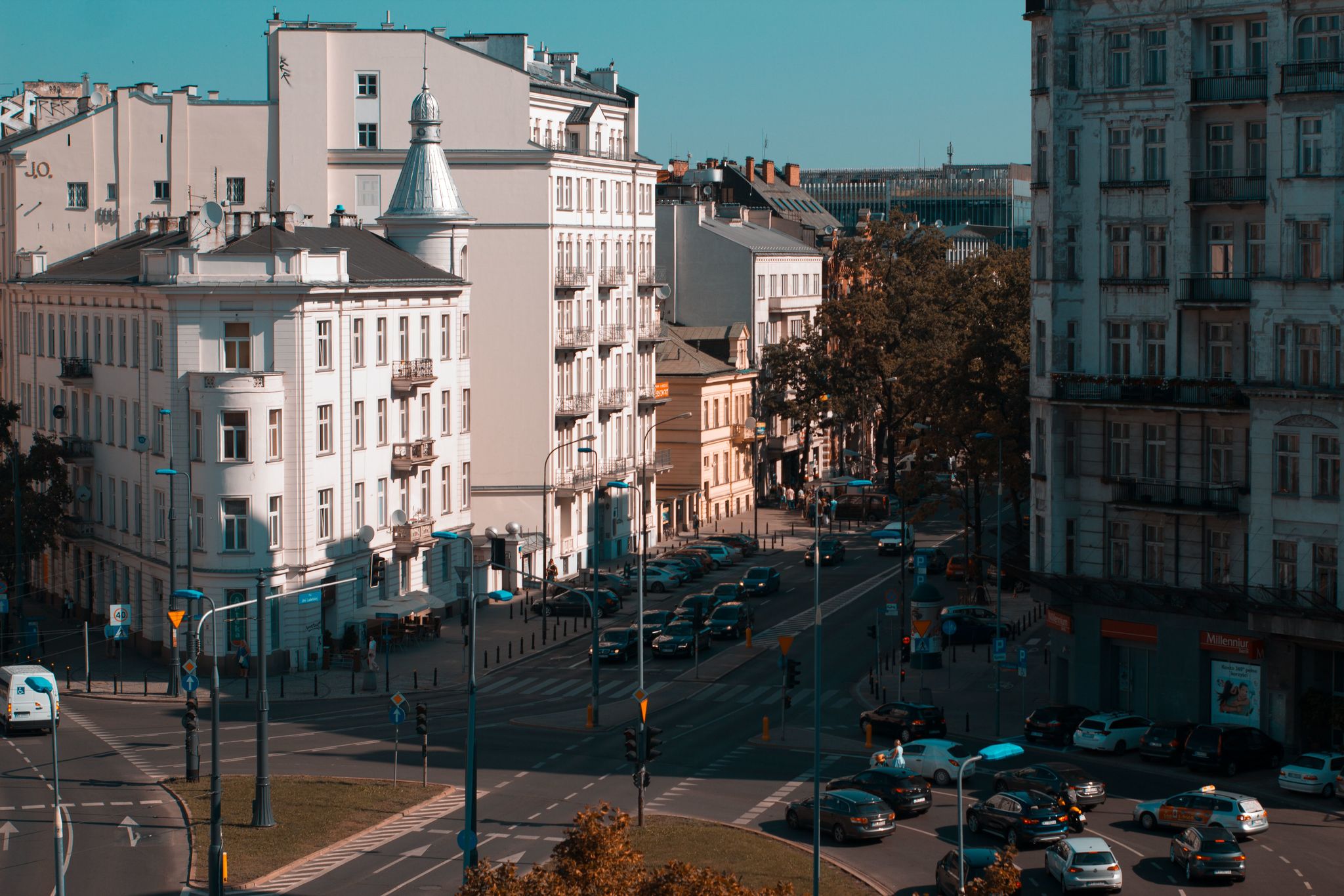 Warsaw day and night - My, Poland, Warsaw, The photo