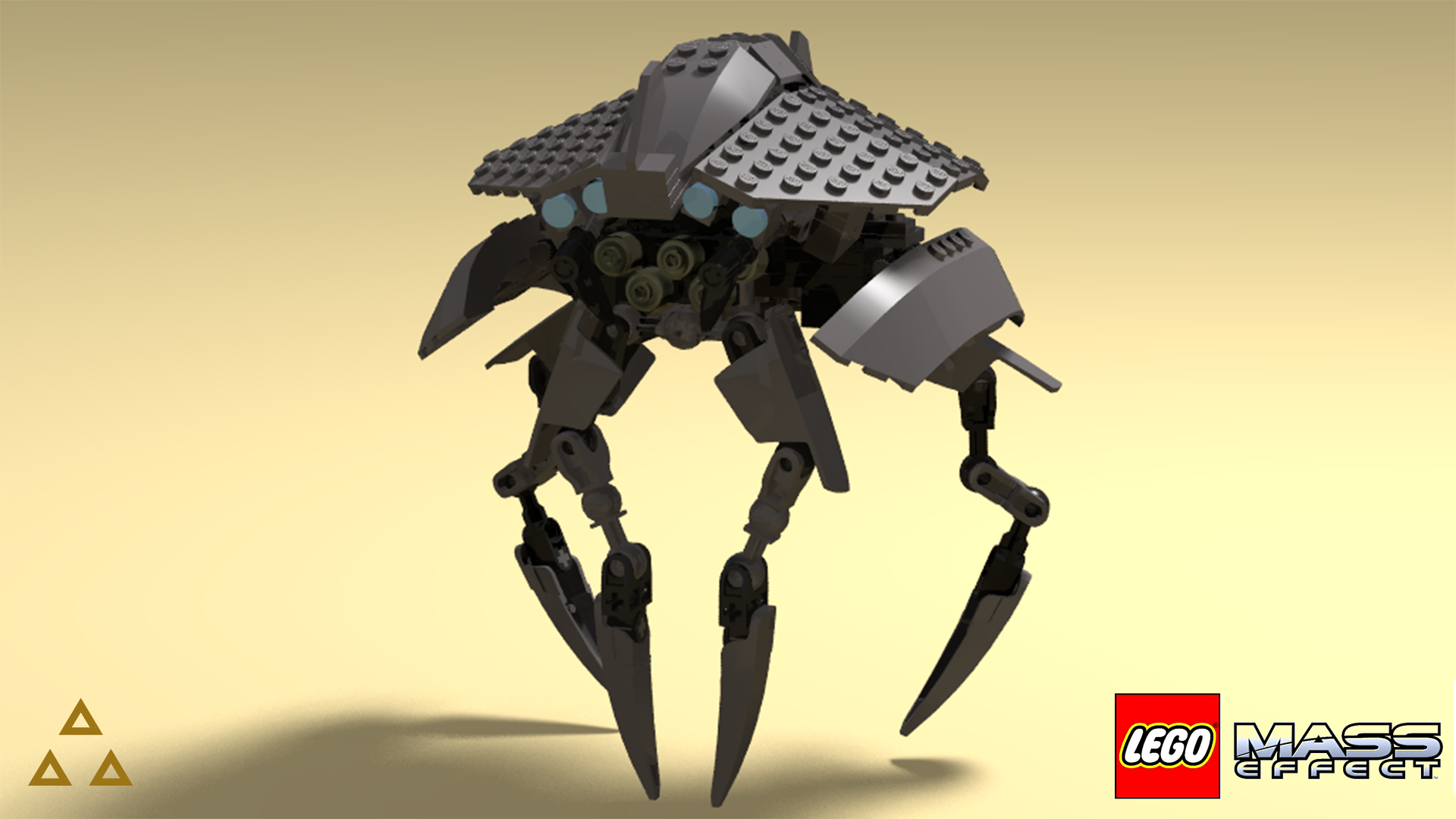 Лего Масс Эффект - Преторианец (Lego Mass Effect Praetorian) - Моё, LEGO, Mass Effect, Коллекционер, Игры, Конструктор, Преторианцы, LEGO digital designer, Длиннопост