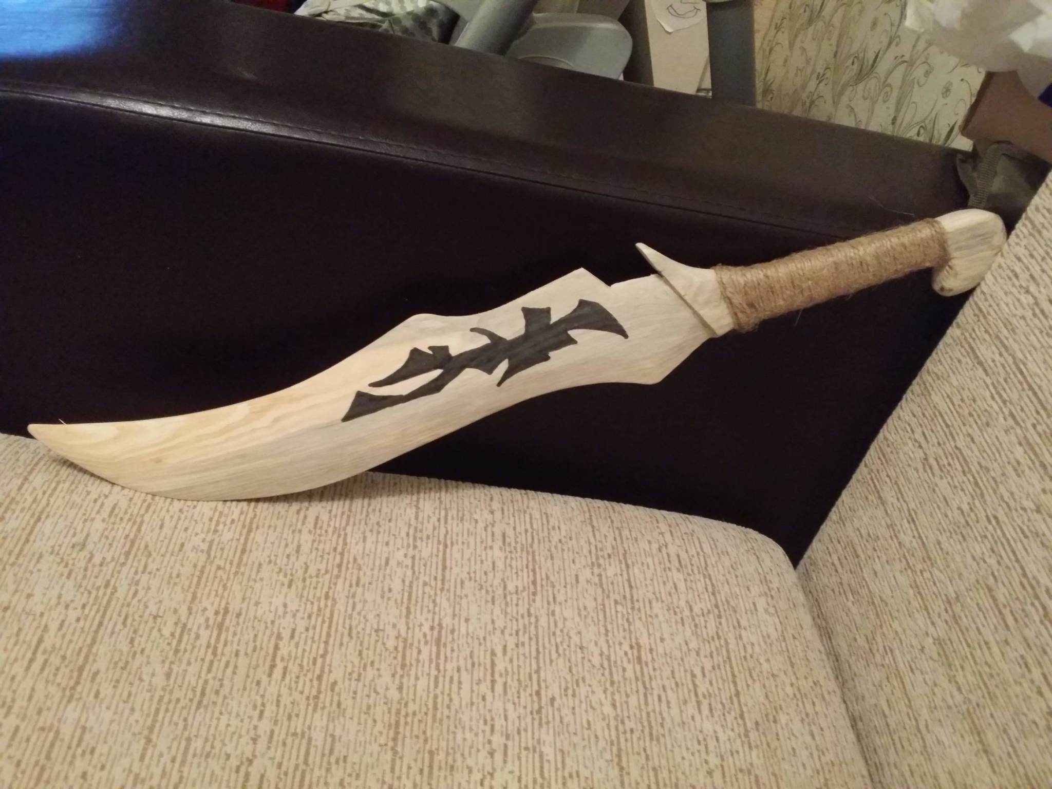 Wooden ax and more - My, Woodworking, , Boys, Longpost, Weapon