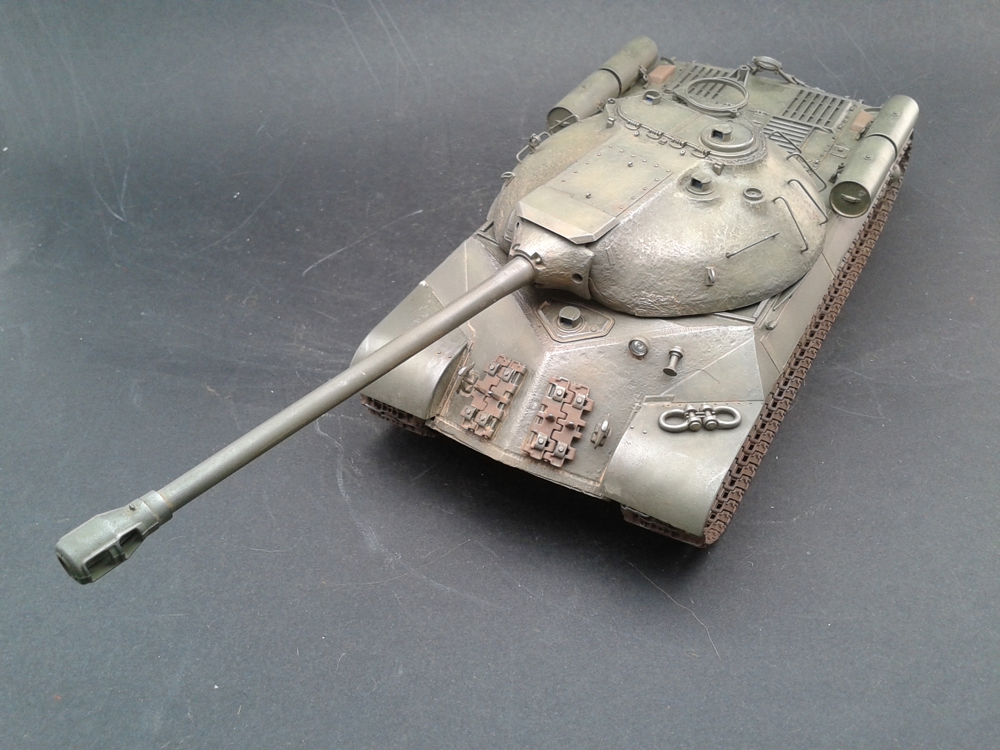 IS-3 from Tamiya.35 scale. - My, Stand modeling, IS-3, Longpost