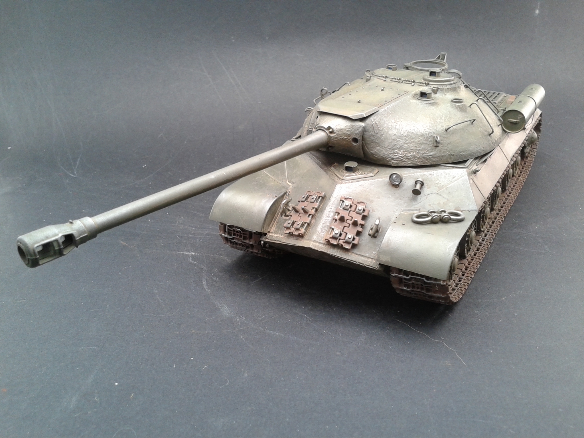 IS-3 from Tamiya.35 scale. - My, Stand modeling, IS-3, Longpost