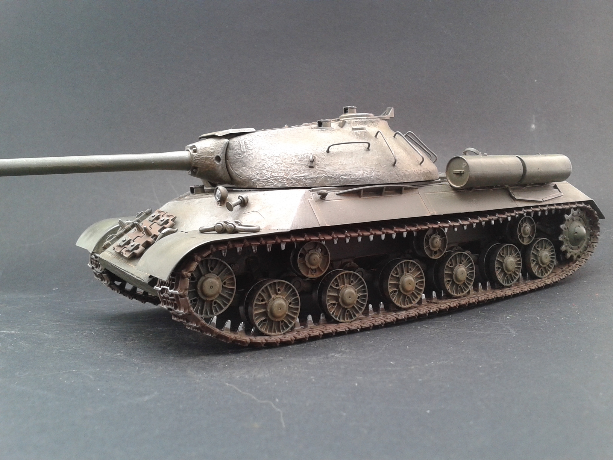 IS-3 from Tamiya.35 scale. - My, Stand modeling, IS-3, Longpost