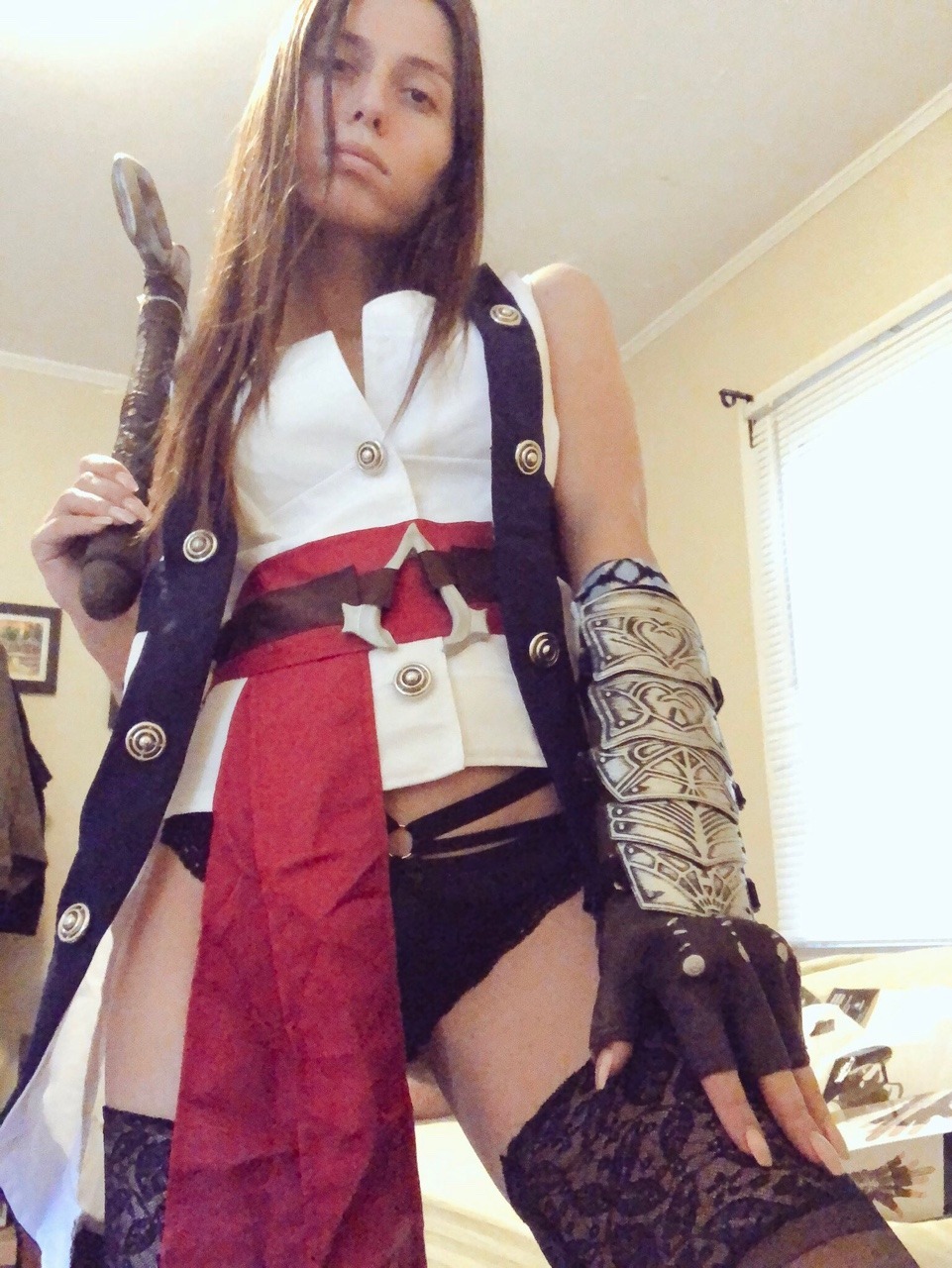 She is ready to steal your heart or an assassin with an additional hidden blade - Its a trap!, Trap IRL, The photo, , Cosplay, Longpost