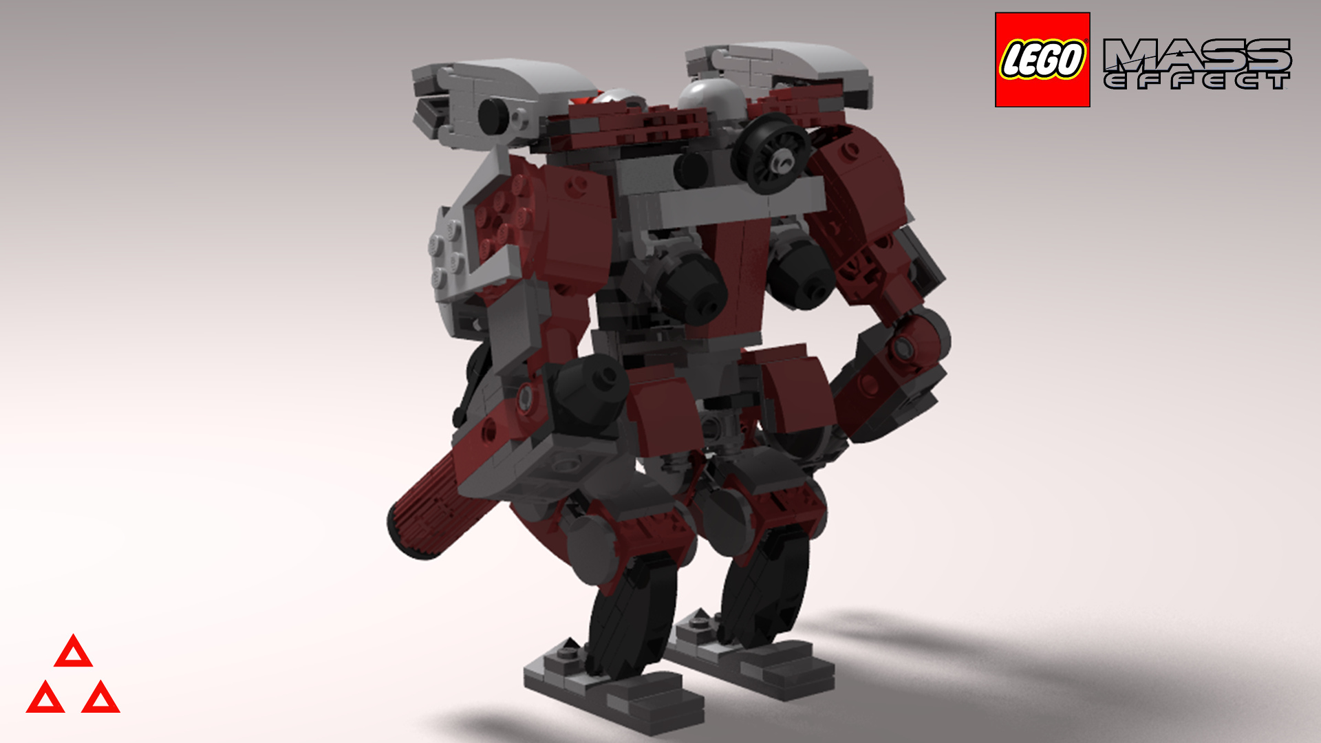 Lego Mass Effect Ymir / collection of furs ( Lego Mass Effect Ymir) - My, Lego, Mass effect, Robot, Fur, Games, LEGO digital designer, Longpost, Fur