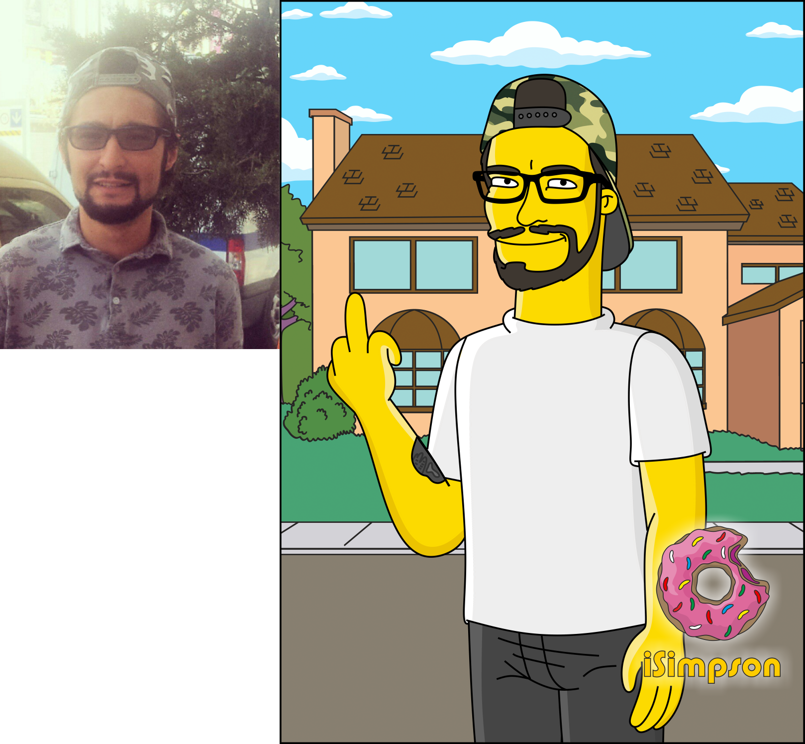 A selection of portraits in the style of The Simpsons - My, The Simpsons, Portrait, Longpost